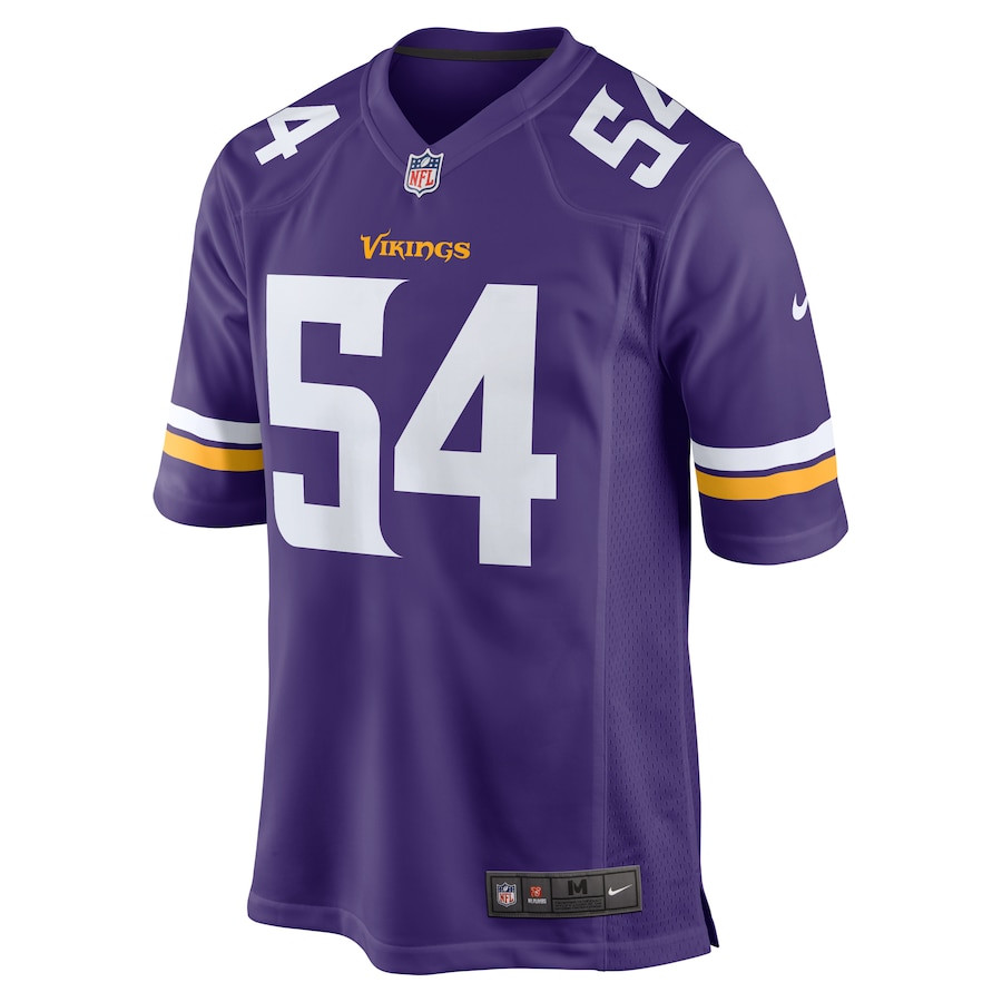 Anthony Barr 54 Minnesota Vikings Game Purple NFL Jersey Men's