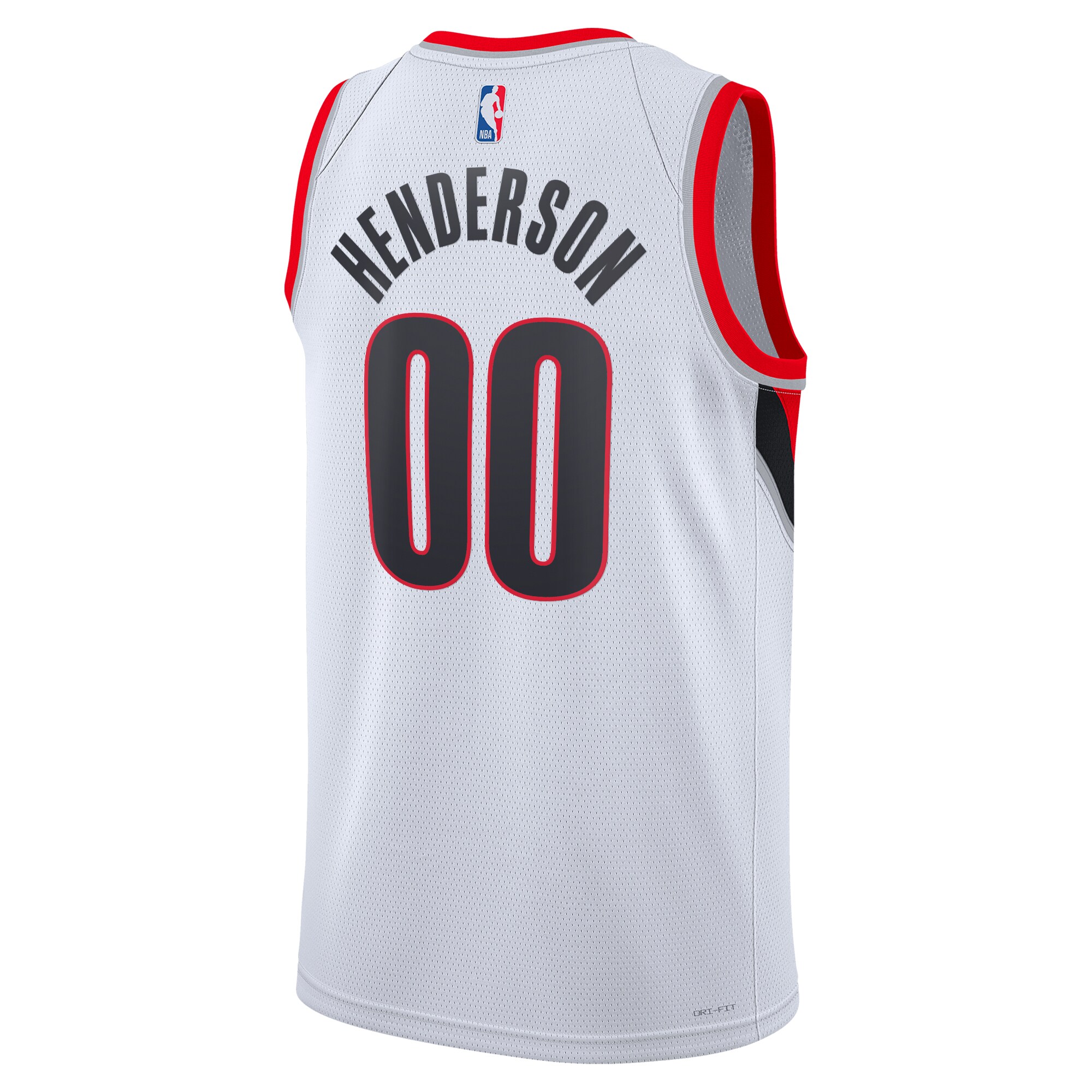Camiseta Association Edition Swingman de los Portland Trail Blazers Blanca Scoot Henderson Juvenil NBA Jersey Men's