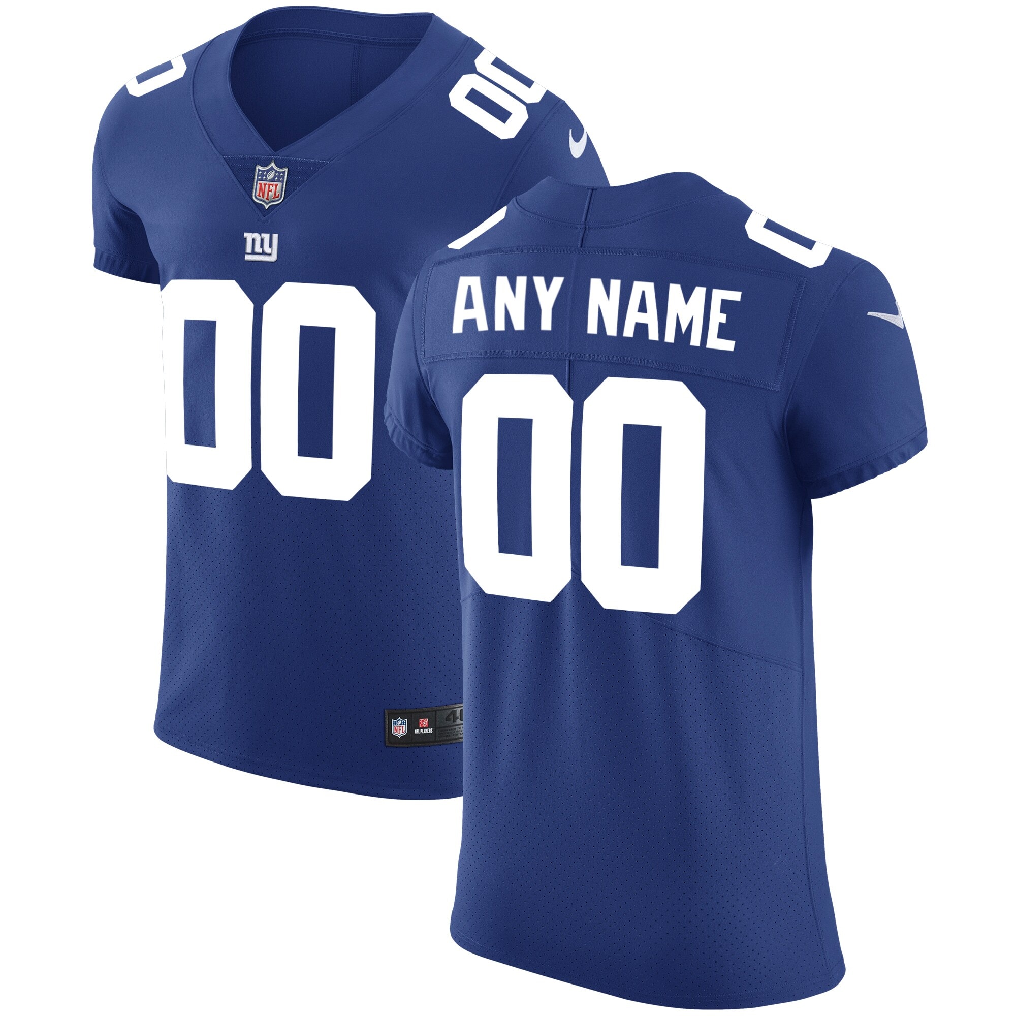 New York Giants Nike Vapor Untouchable Custom Elite Jersey - Royal