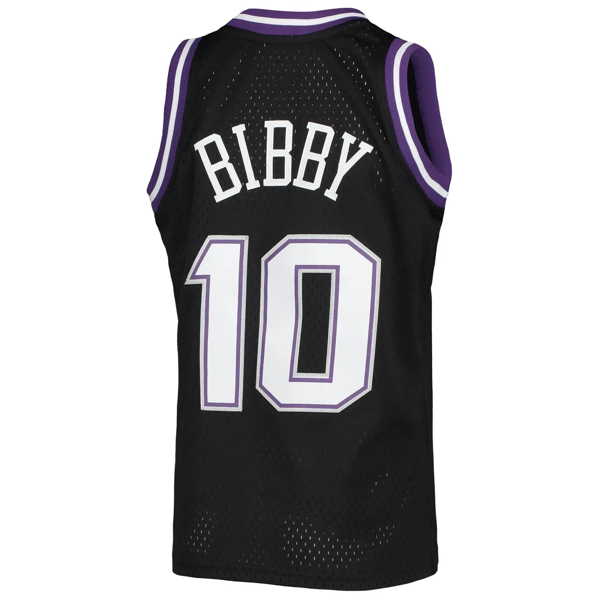 Mike Bibby Sacramento Kings Mitchell&Nes 2001-02 Hardwood Classics Swingman Black NBA Jersey Youth