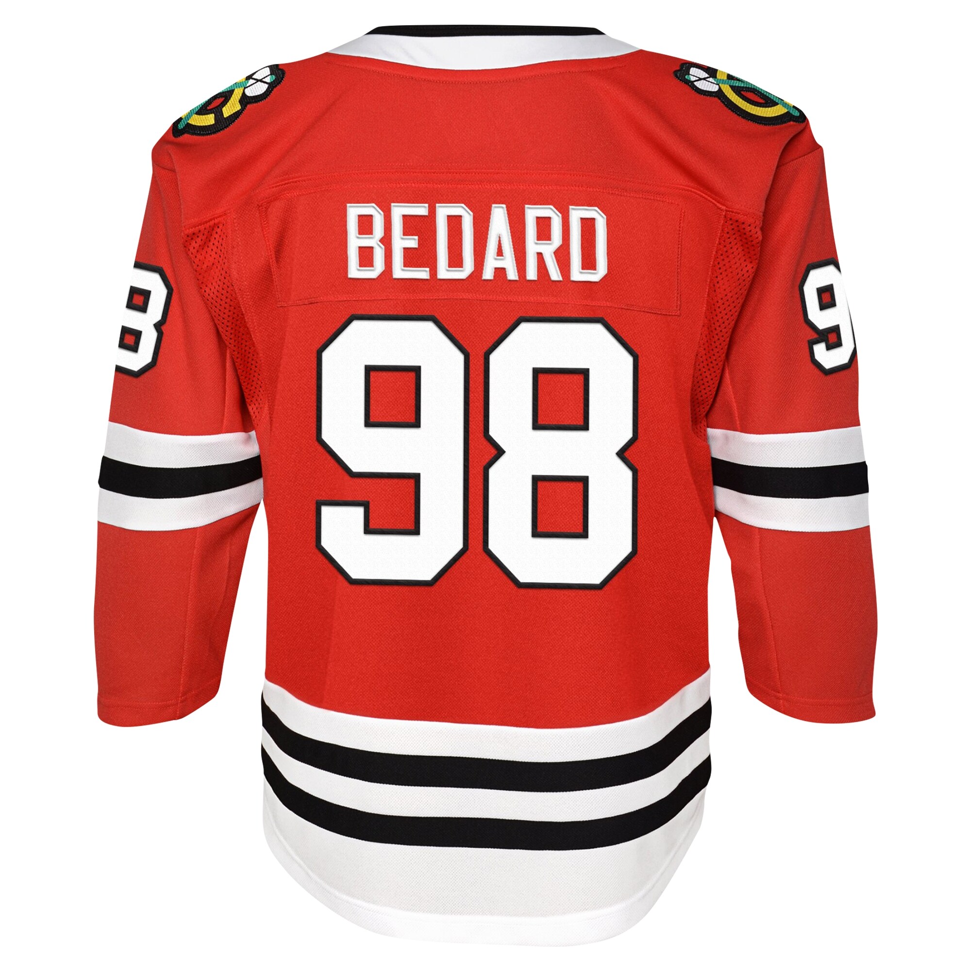 Chicago Blackhawks Connor Bedard Red Home Premier Player NHL Jersey Youth