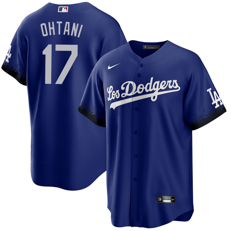 Shohei Ohtani 17 Los Angeles Dodgers City Connect MLB Jersey Men's