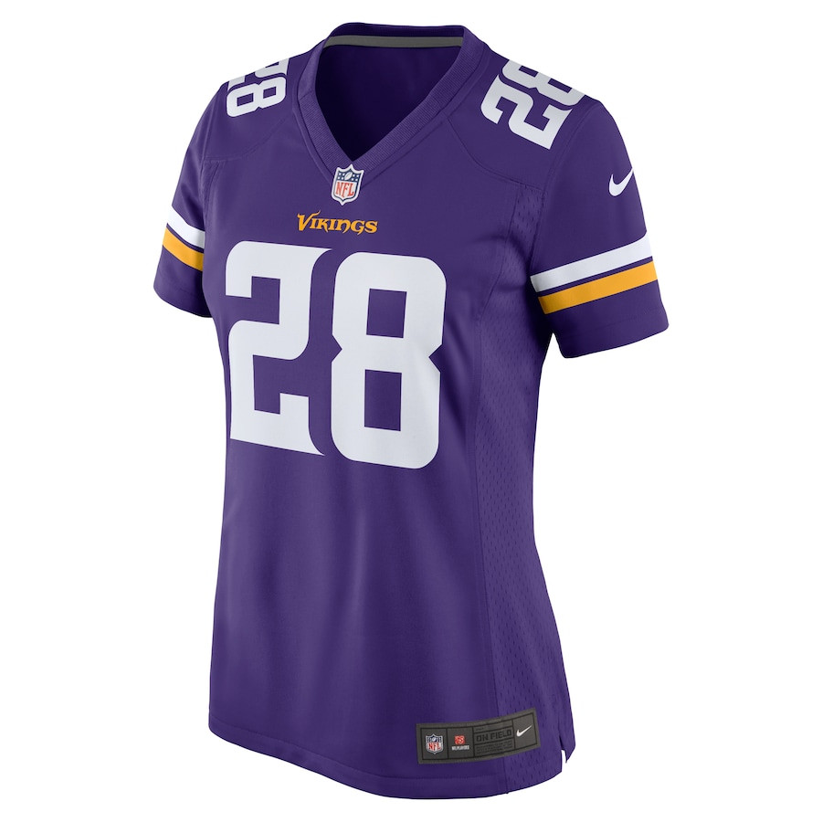 A.J. Green III 28 Minnesota Vikings Team Game Purple NFL Jersey Women's