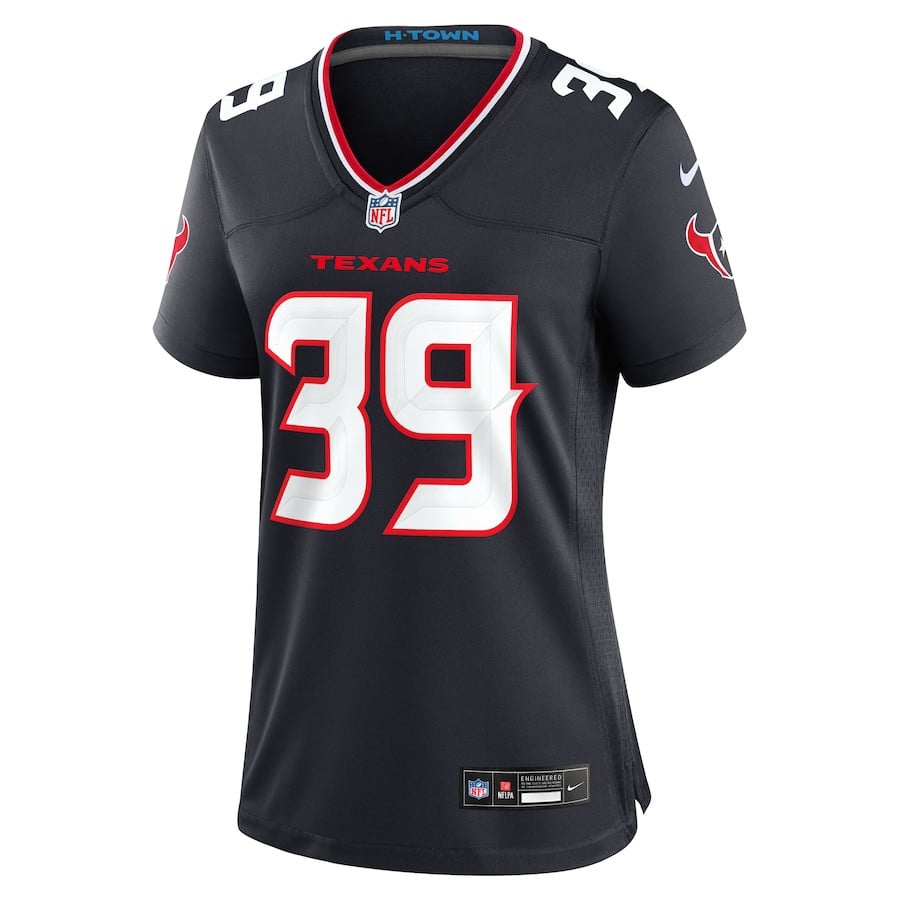Henry To'oto'o 39 Houston Texans Team Game Navy NFL Jersey Women's