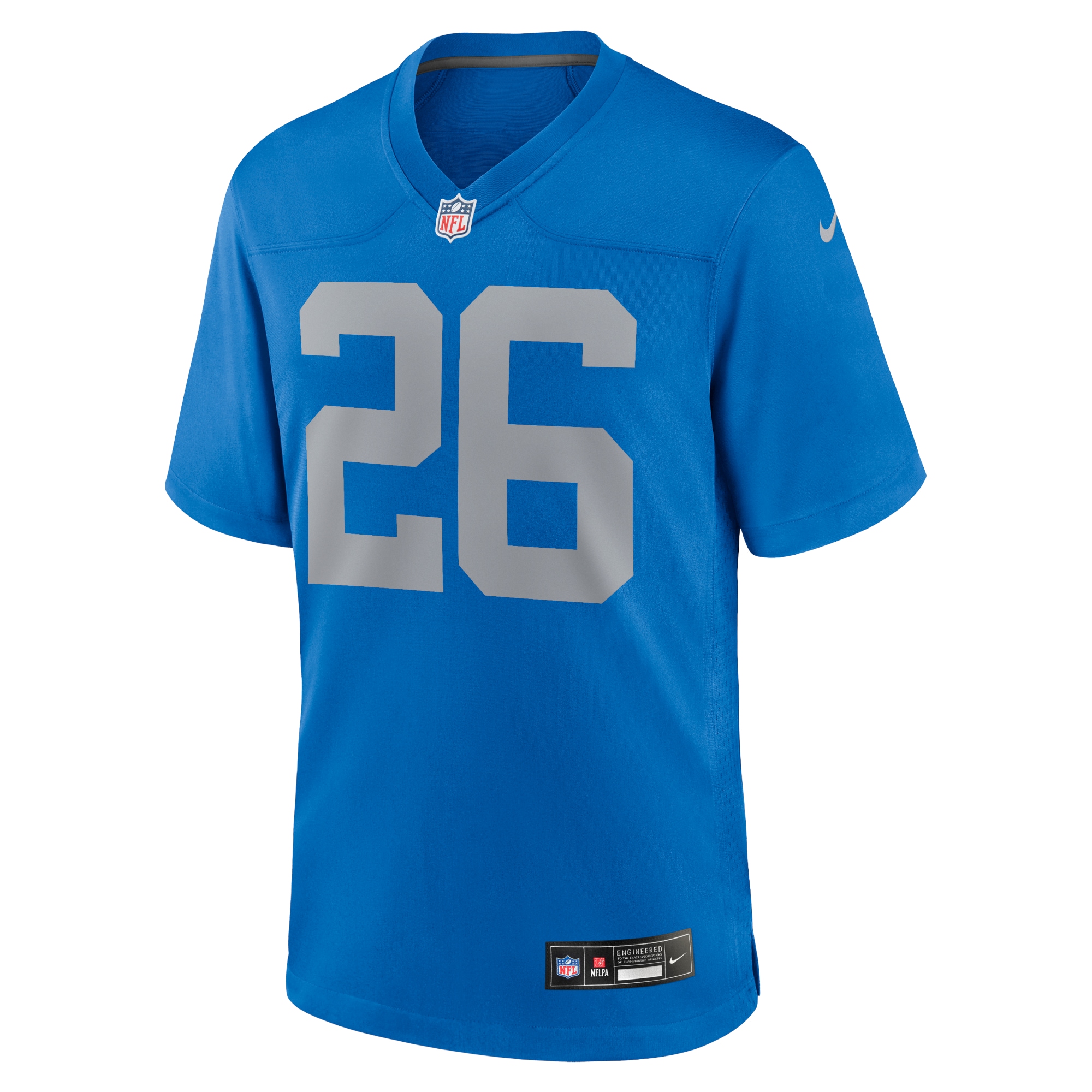 Detroit Lions Jahmyr Gibbs Blue Alternate Game NFL Jersey Men's