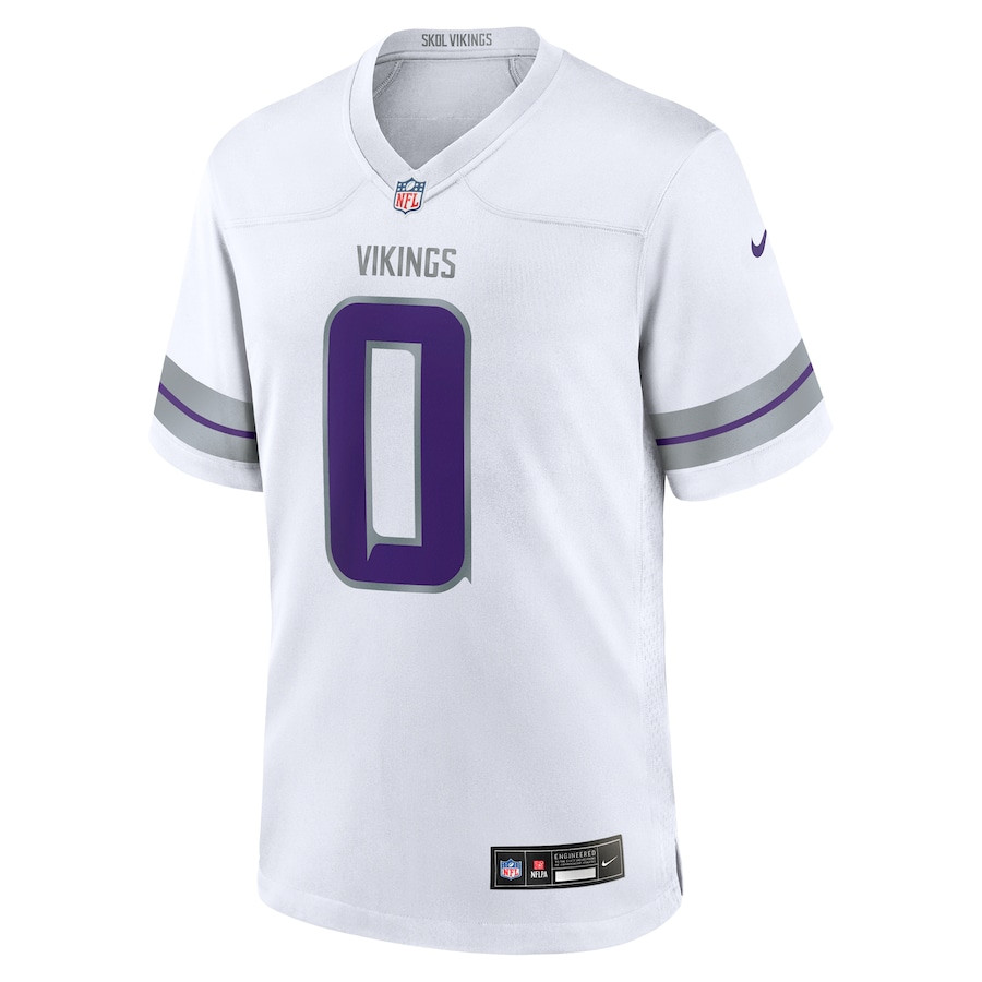 Ivan Pace Jr 0 Minnesota Vikings Alternate Game White NFL Jersey Men's