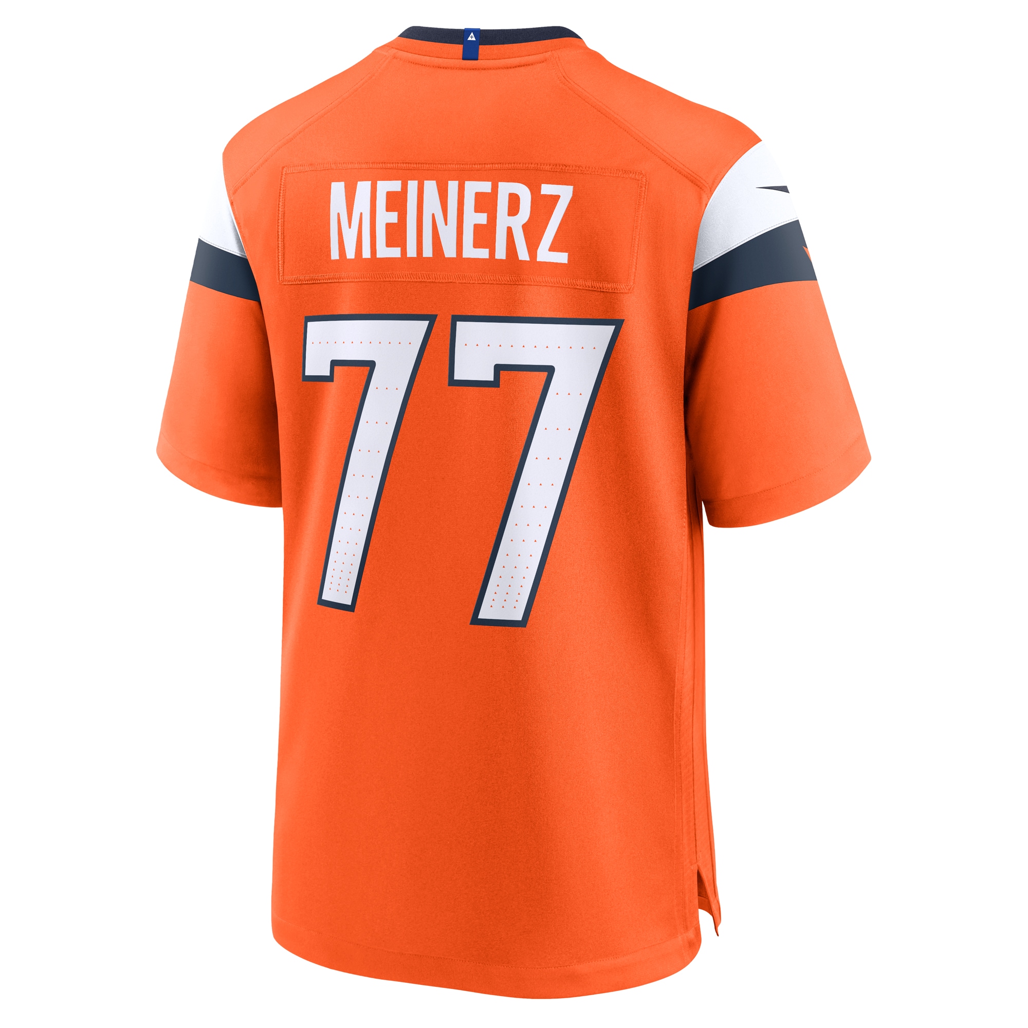 Denver Broncos Quinn Meinerz Orange Team Game NFL Jersey Men's
