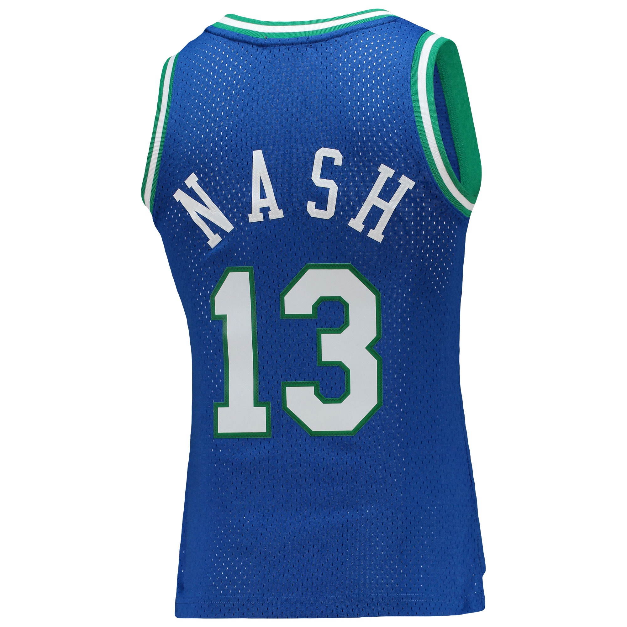 Mitchell Ness Steve Nash Blue Dallas Mavericks 1998/99 Hardwood Classics Swingman NBA Jersey Women's