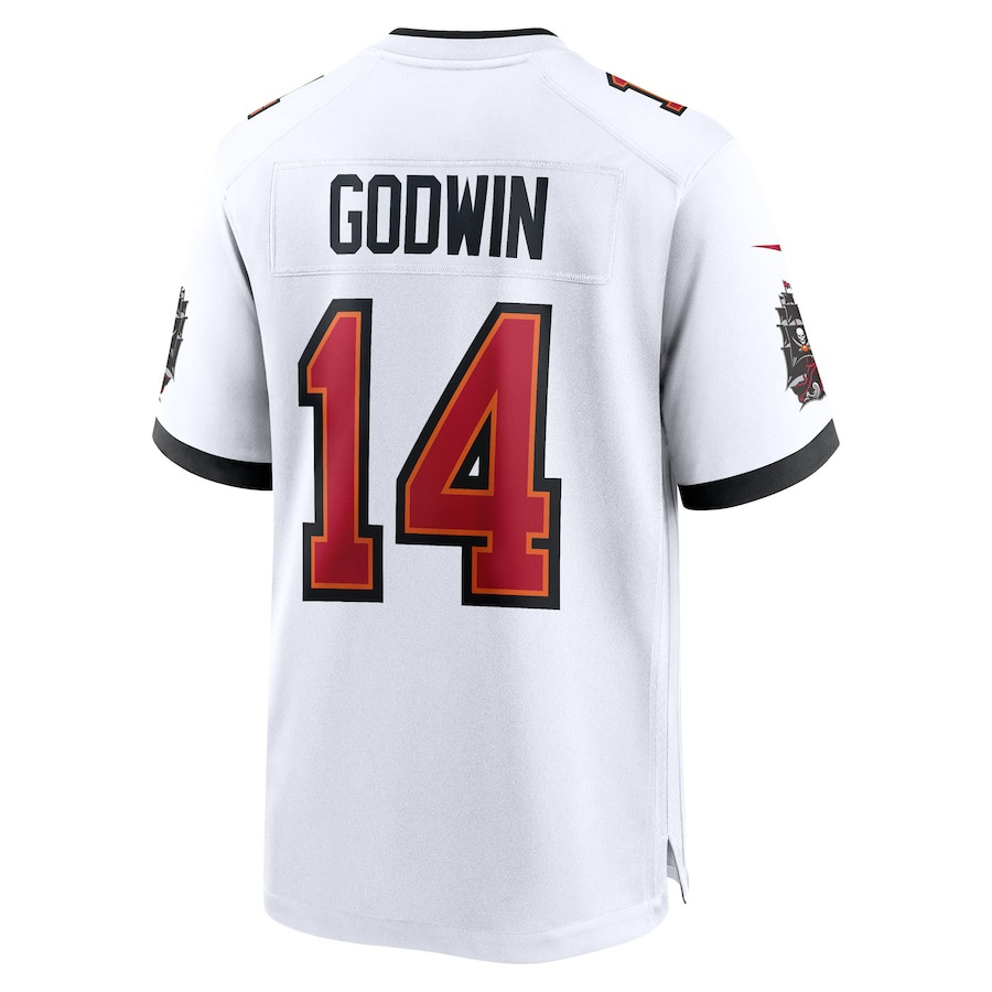 Chris Godwin 14 Tampa Bay Buccaneers Game White NFL Jersey Men's