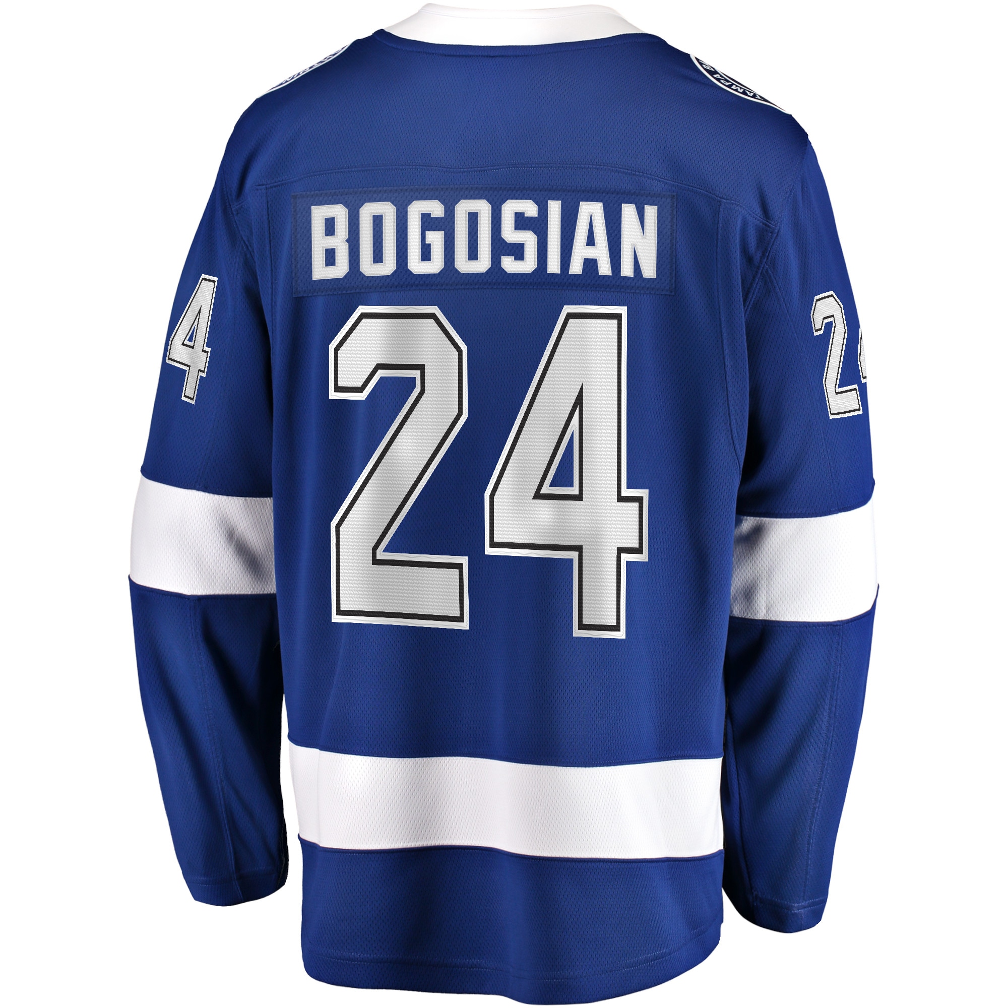 Tampa Bay Lightning Zach Bogosian Blue Home Breakaway Player NHL Jersey Men's