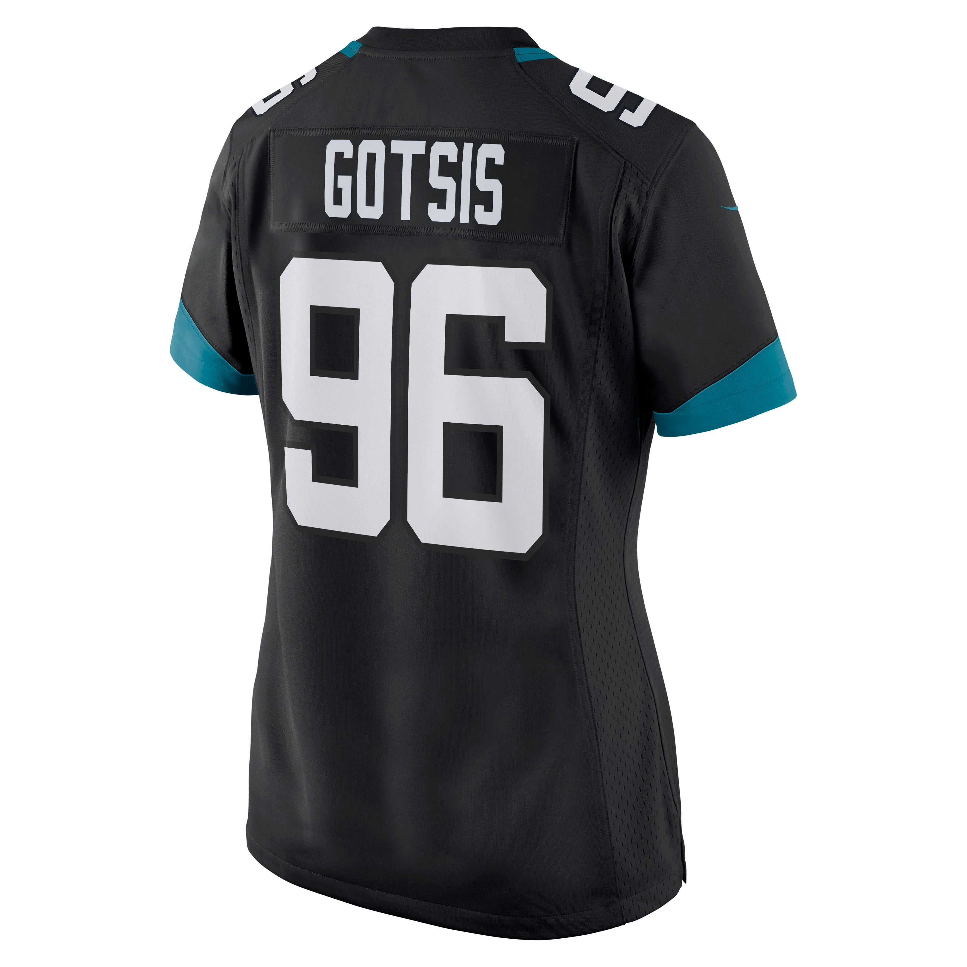 Jacksonville Jaguars Adam Gotsis Black Game NFL Jersey Women's