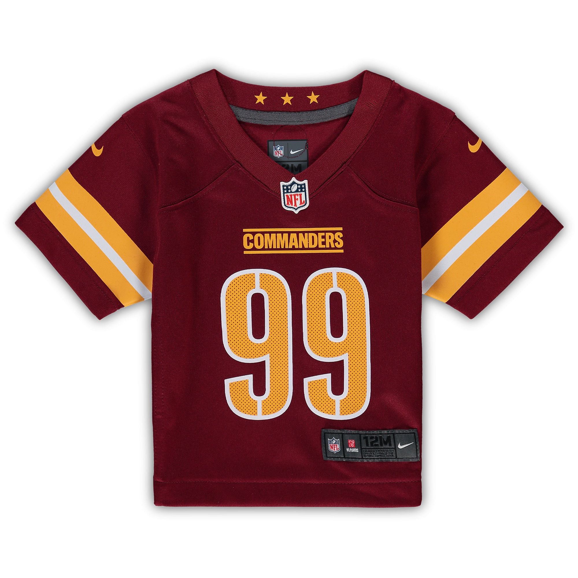 Infant Washington Commanders Chase Young Burgundy Game NFL Jersey Men's