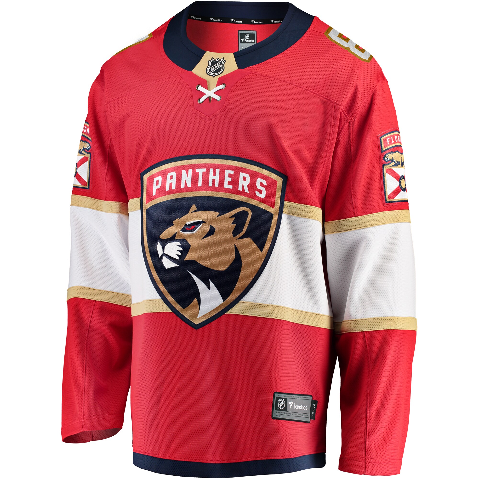 Florida Panthers Kyle Okposo Red Home Premier Breakaway Player NHL Jersey Men's