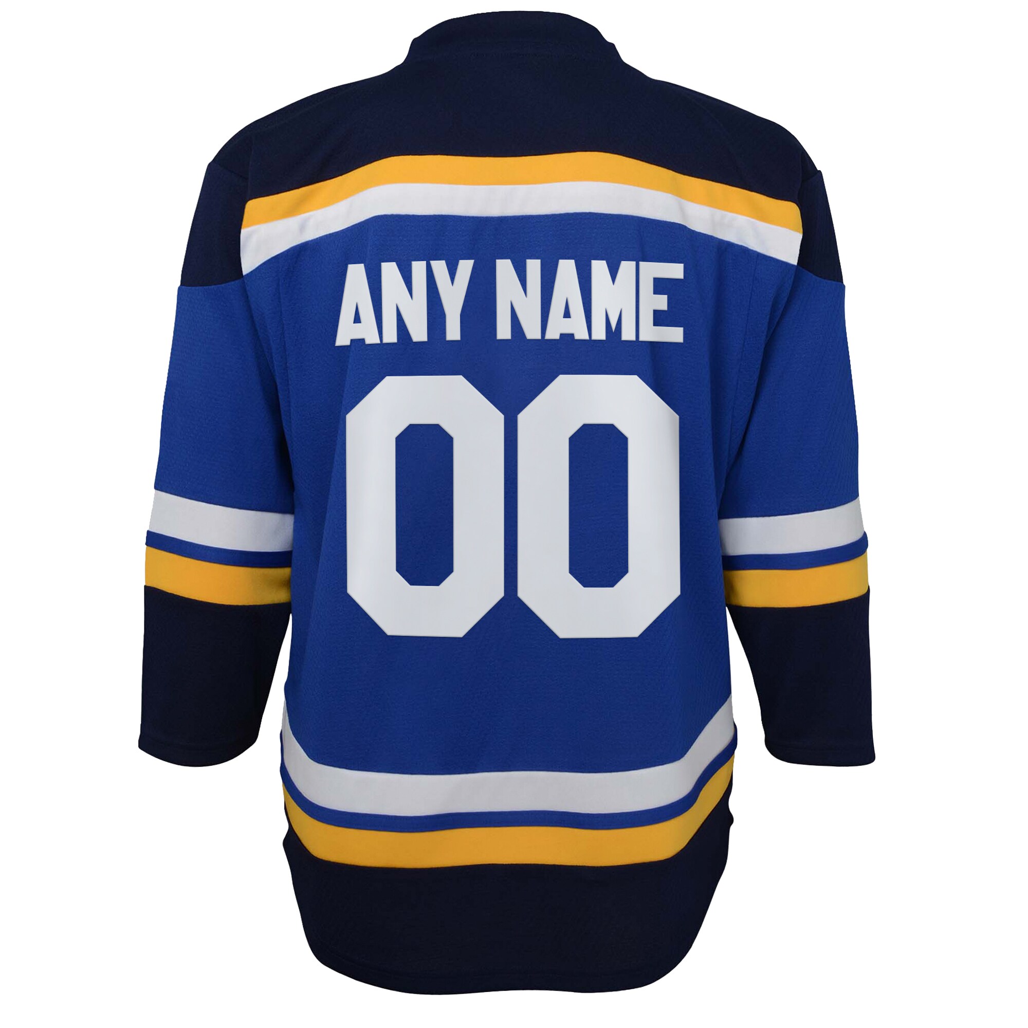 St. Louis Blues Blue Home Custom NHL Jersey Youth