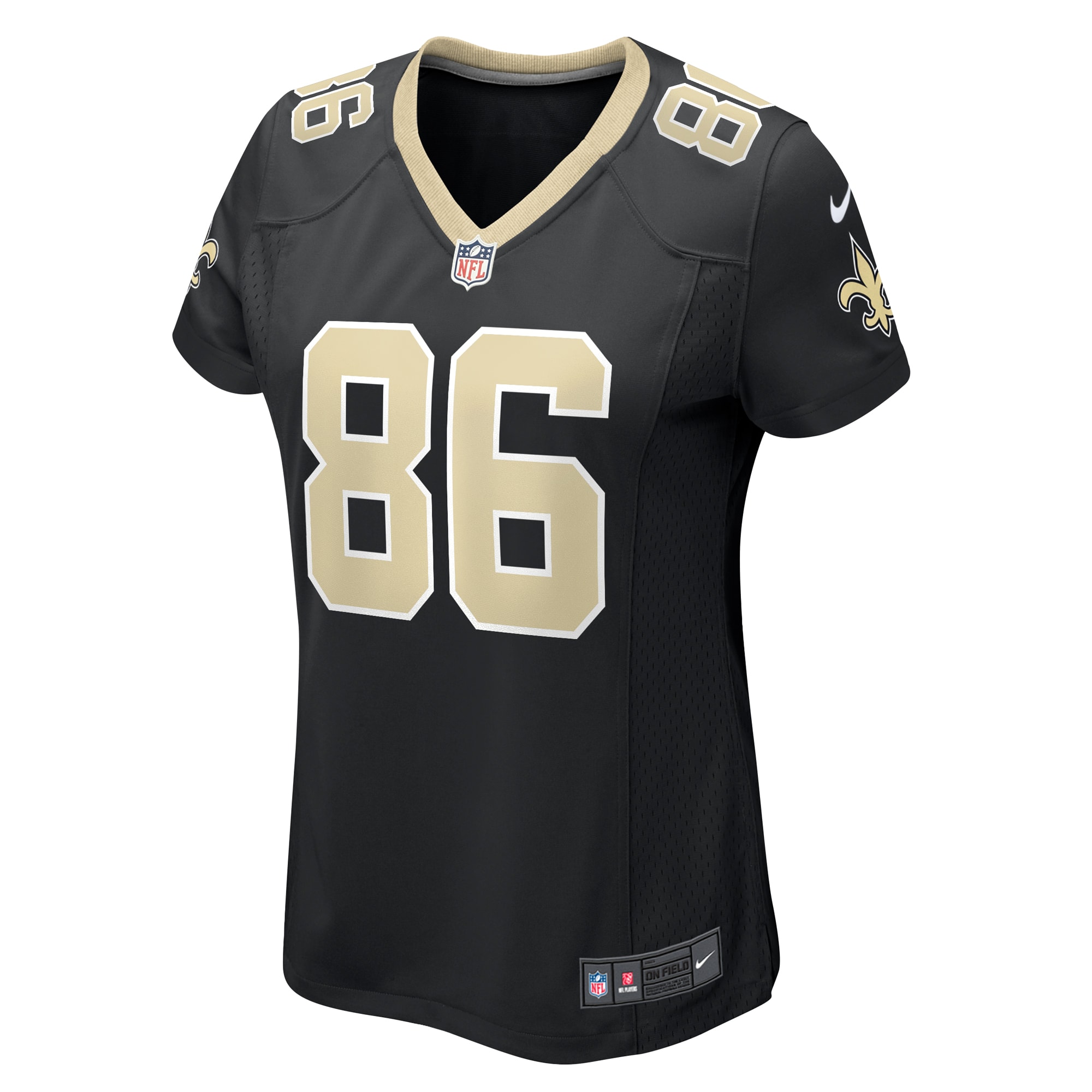 New Orleans Saints Michael Jacobson Black Game NFL Jersey Women's