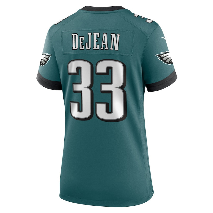 Cooper DeJean #33 Philadelphia Eagles Super Bowl LIX Midnight Green NFL Jersey Women's