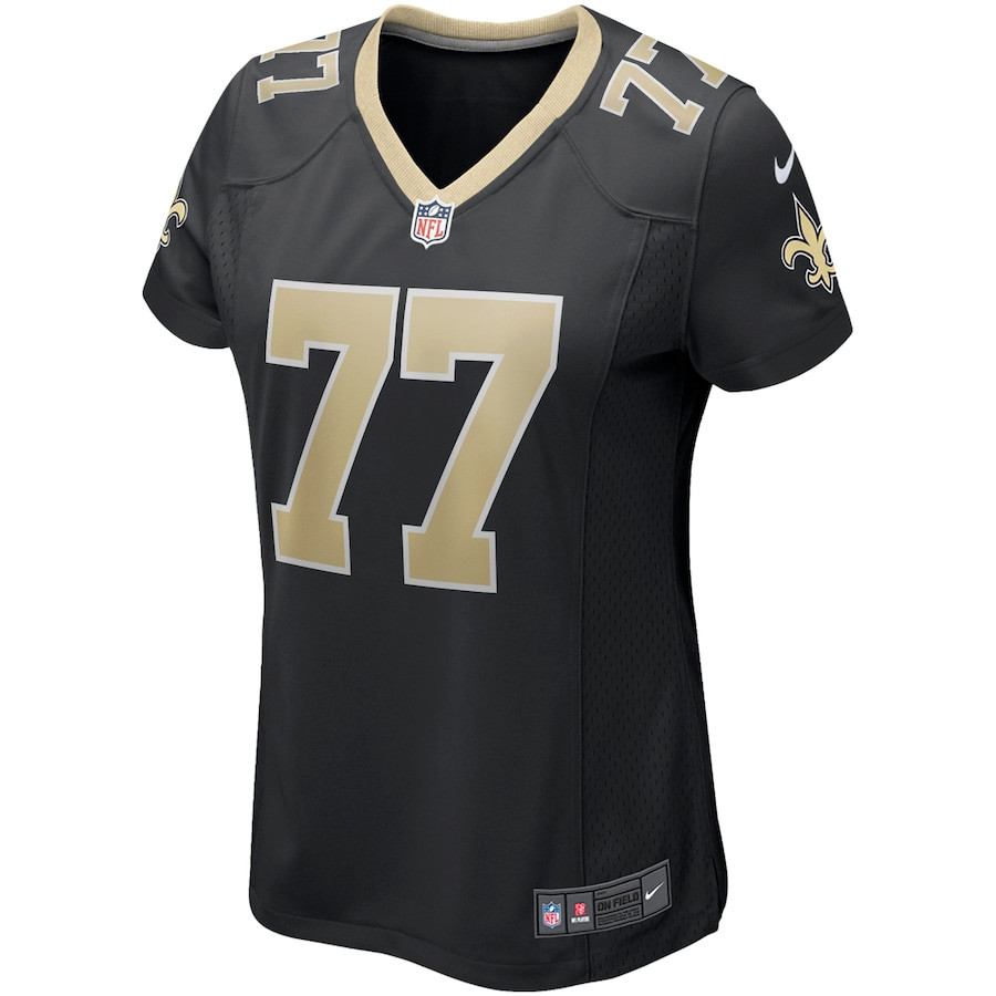 Willie Roaf 77 New Orleans Saints Game Retired Black NFL Jersey Women's