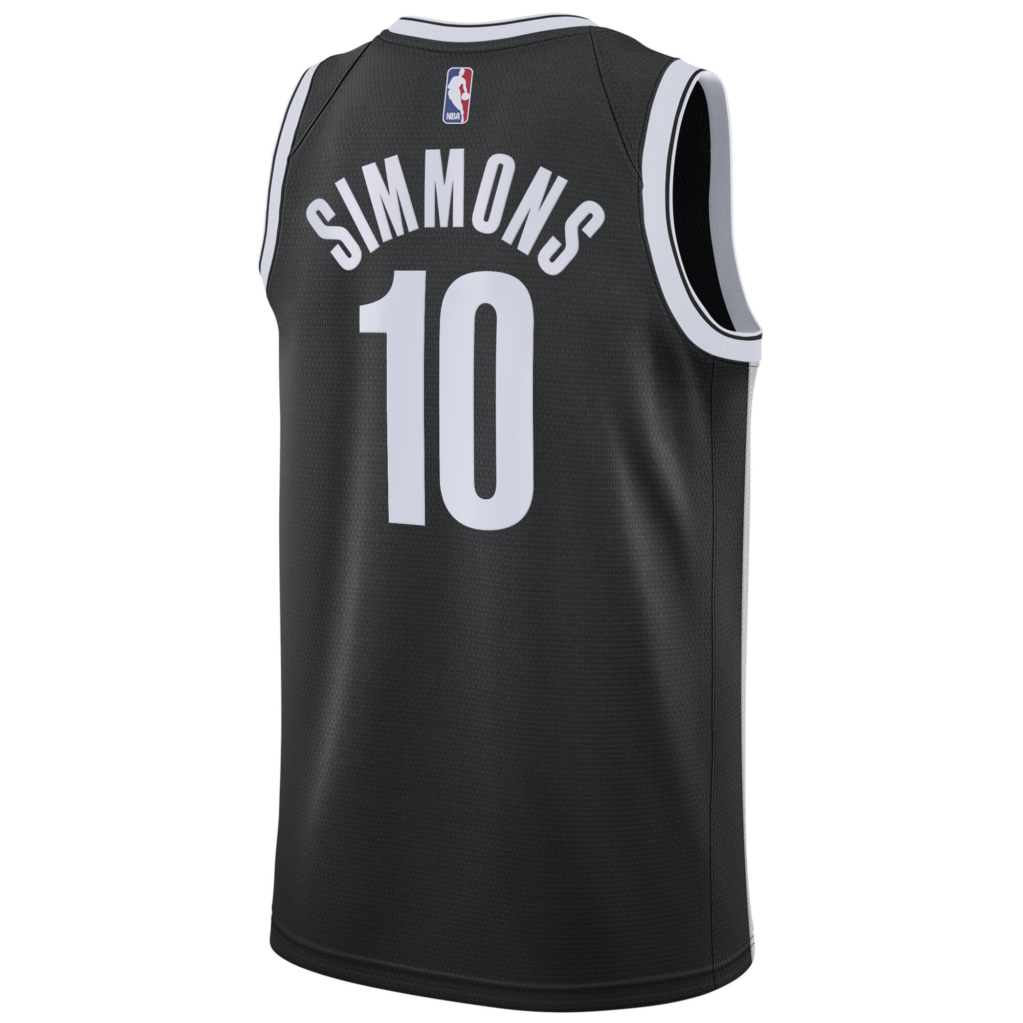 Brooklyn Nets Icon Edition Swingman Black Ben Simmons NBA Jersey Men's