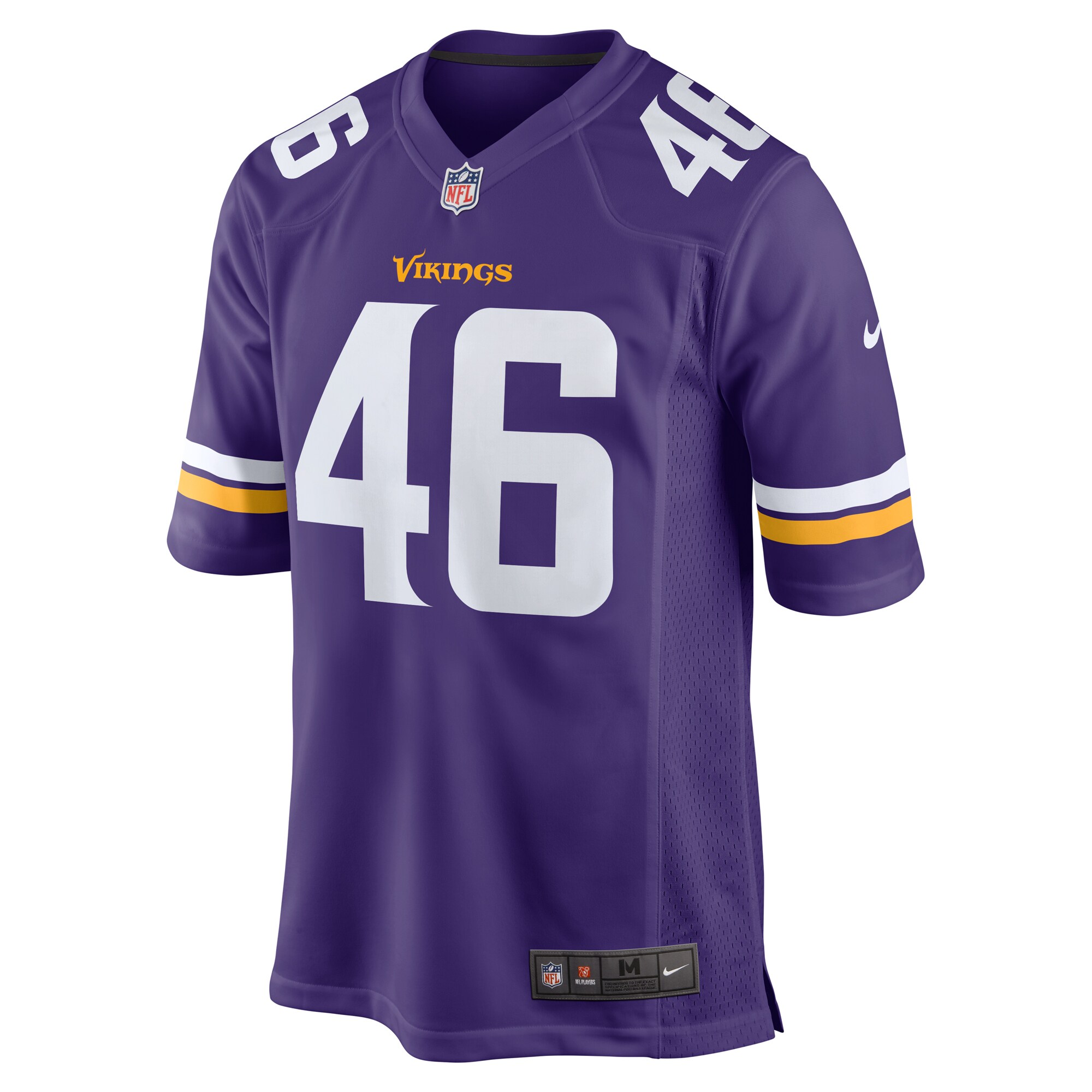 Minnesota Vikings Aaron Dykes Purple Team Game NFL Jersey Men's