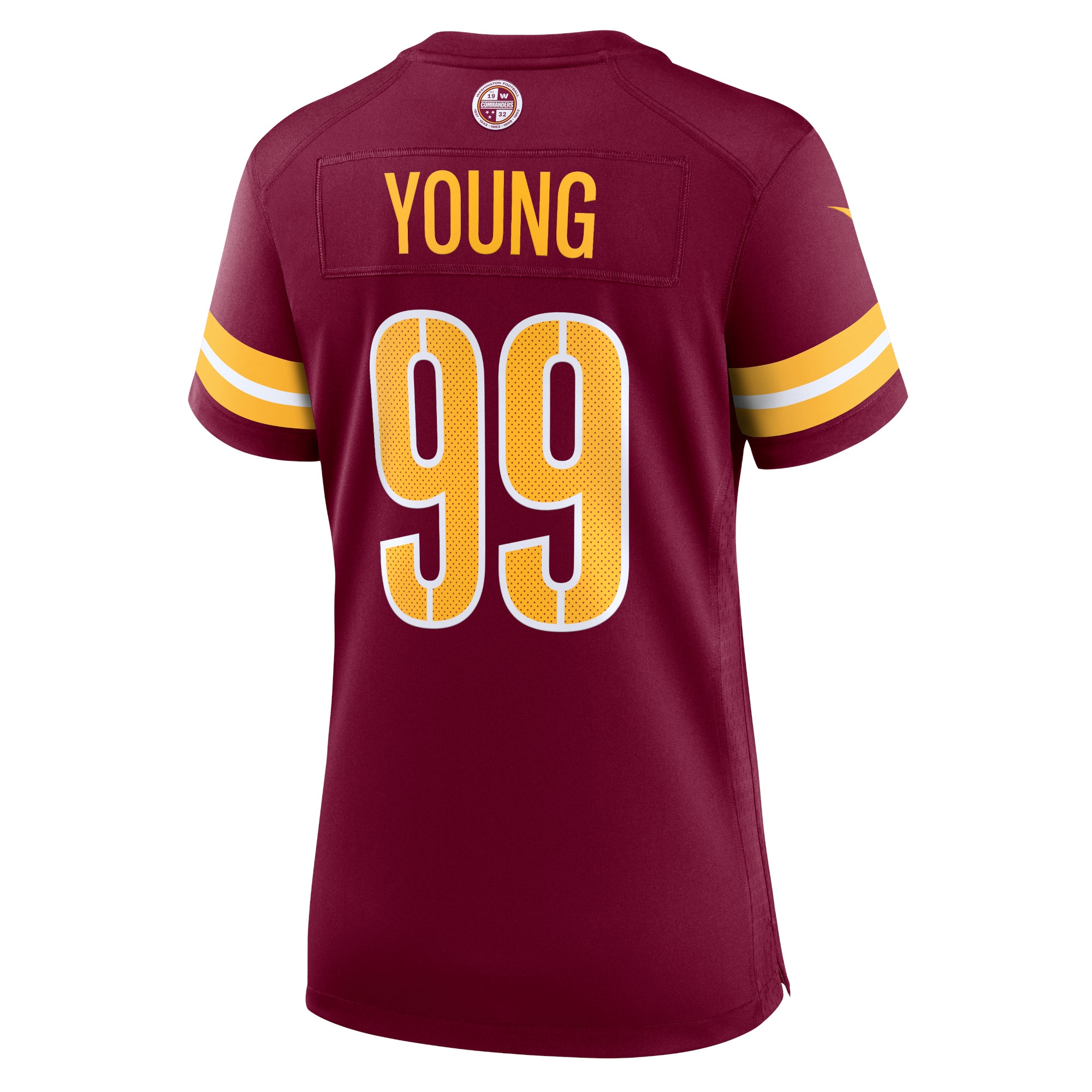Washington Commanders Chase Young Burgundy Player NFL Jersey Women's
