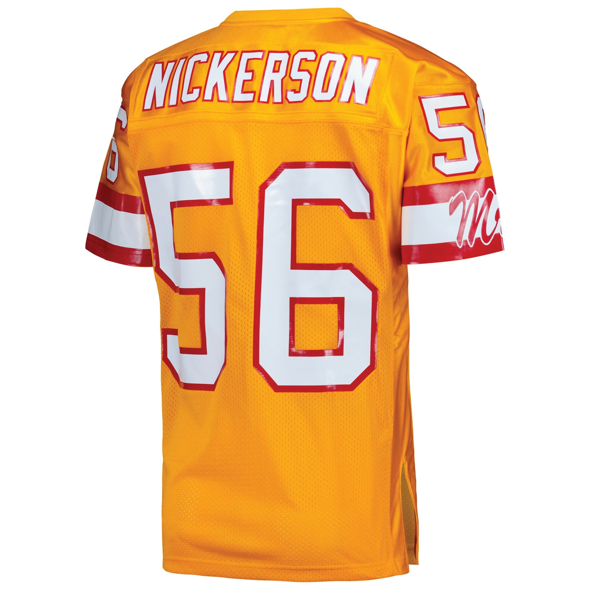 Tampa Bay Buccaneers 1993 Hardy Nickerson Mitchell Ness Orange Throwback Retired Player NFL Jersey Men's