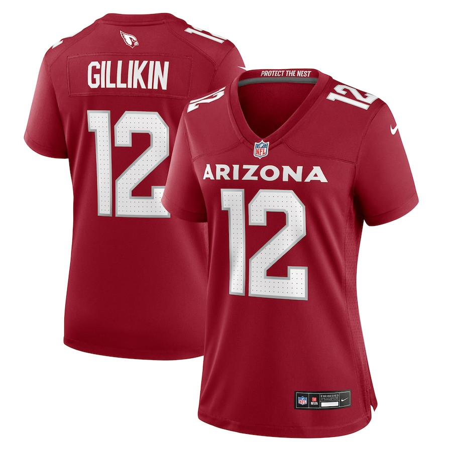 Blake Gillikin 12 Arizona Cardinals Game Cardinal NFL Jersey Women's