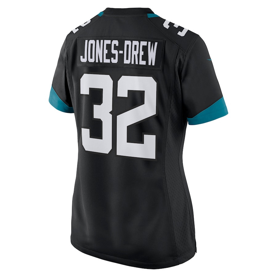 Maurice Jones-Drew 32 Jacksonville Jaguars Game Retired Black NFL Jersey Women's