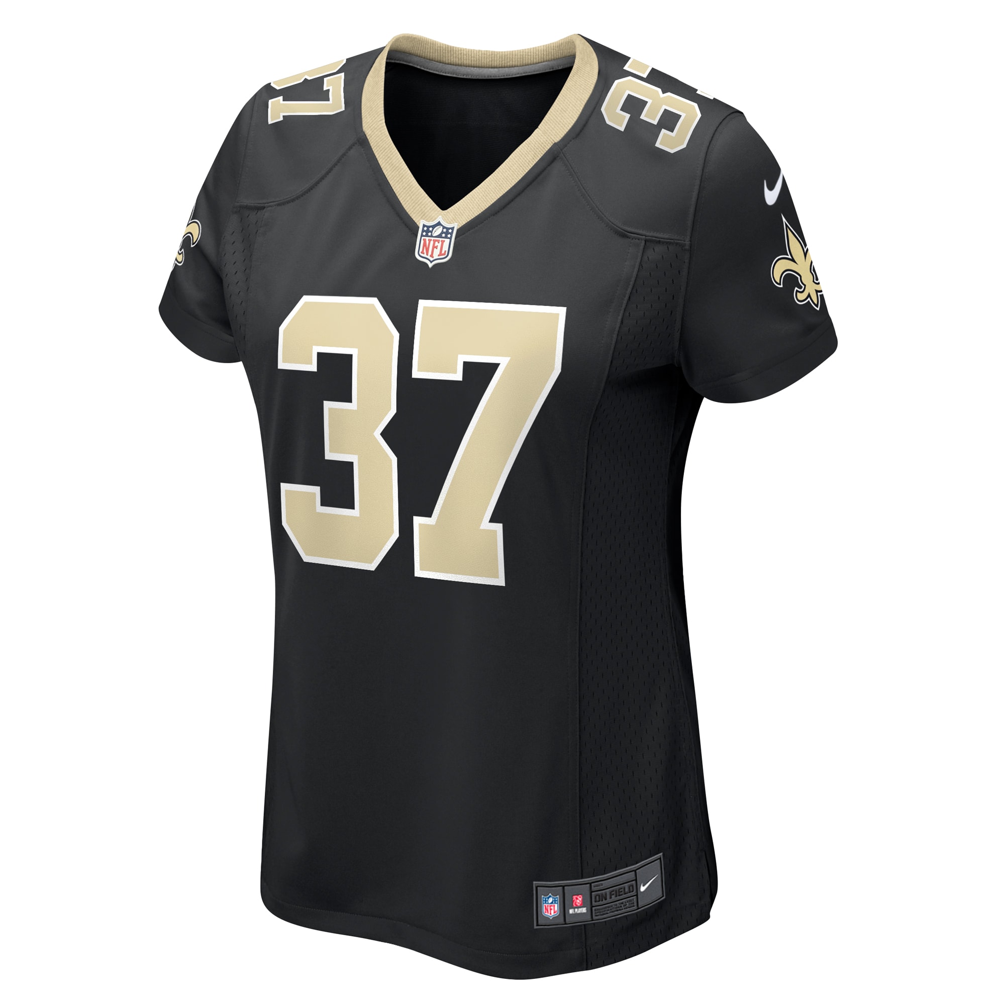 New Orleans Saints Mims Black Team Game NFL Jersey Women's