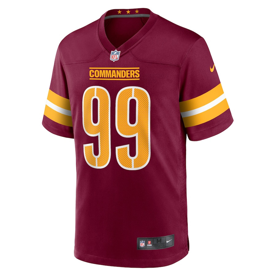 Clelin Ferrell 99 Washington Commanders Game Burgundy NFL Jersey Men's