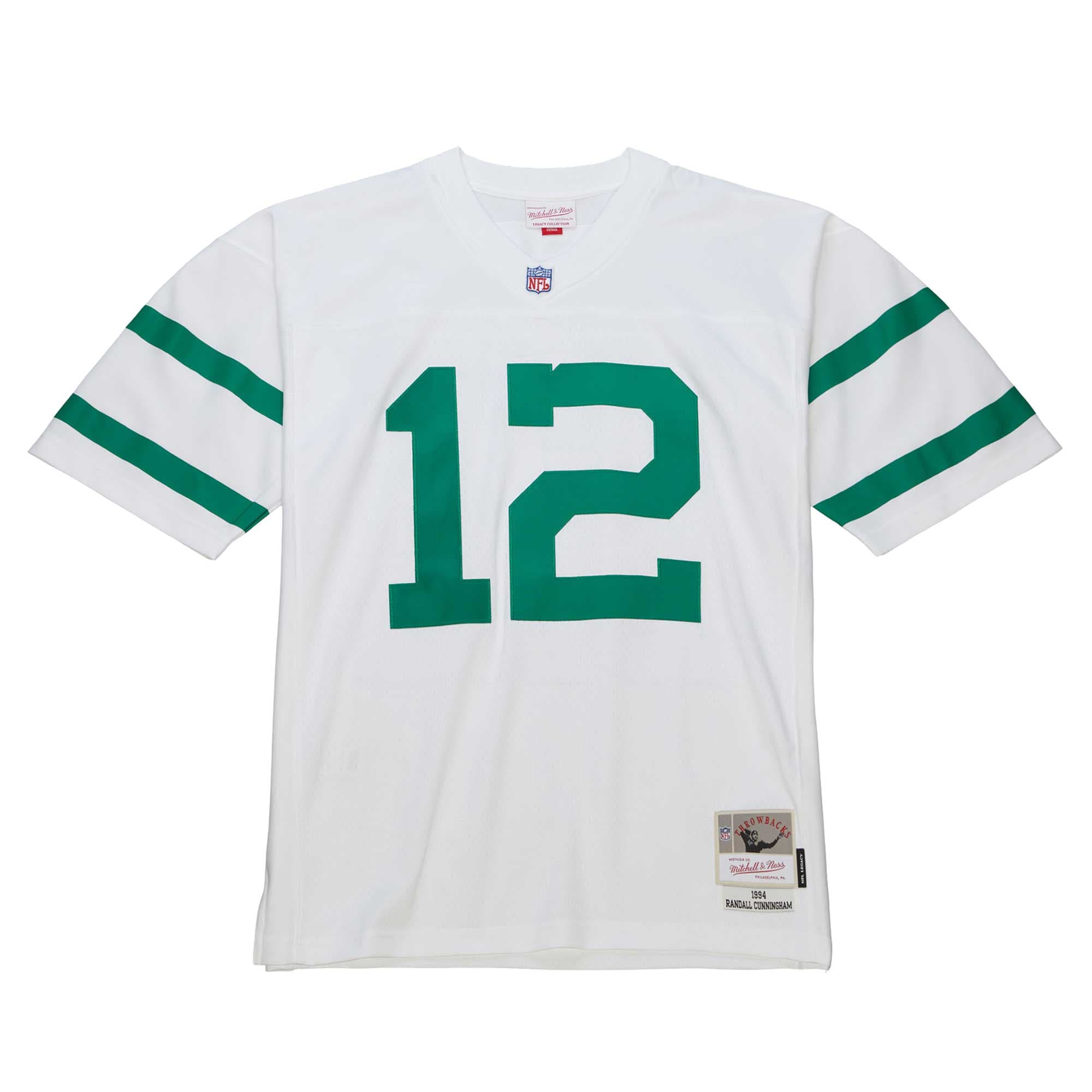 Philadelphia Eagles Randall Cunningham Mitchell Ness White Legacy NFL Jersey Men's