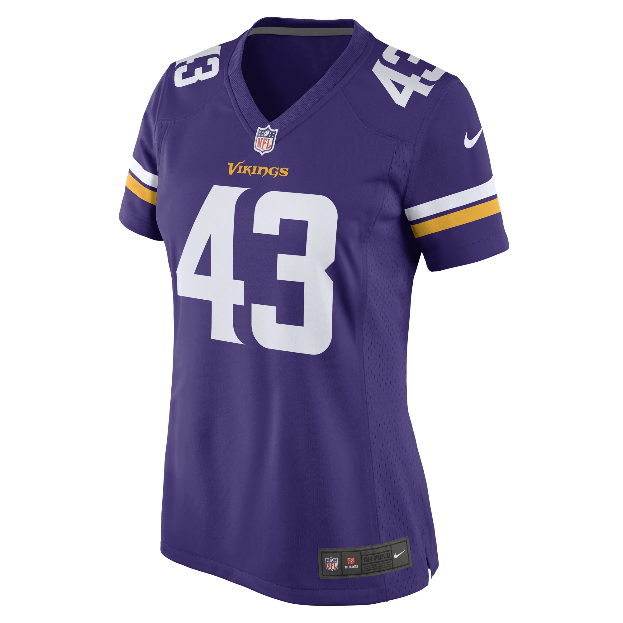 Minnesota Vikings Luiji Vilain Purple Game Player NFL Jersey Women's