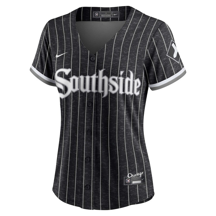 Bo Jackson 8 Chicago White Sox City Connect Player Black MLB Jersey Women's