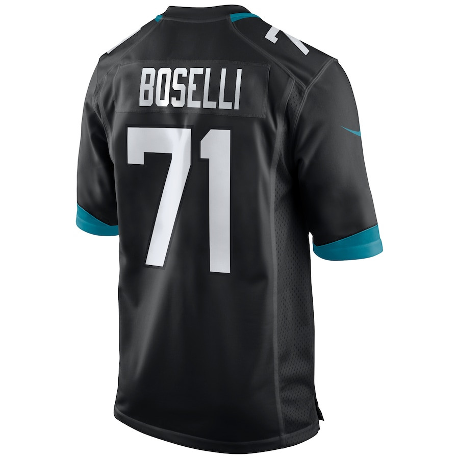 Tony Boselli 71 Jacksonville Jaguars Game Retired Black NFL Jersey Men's