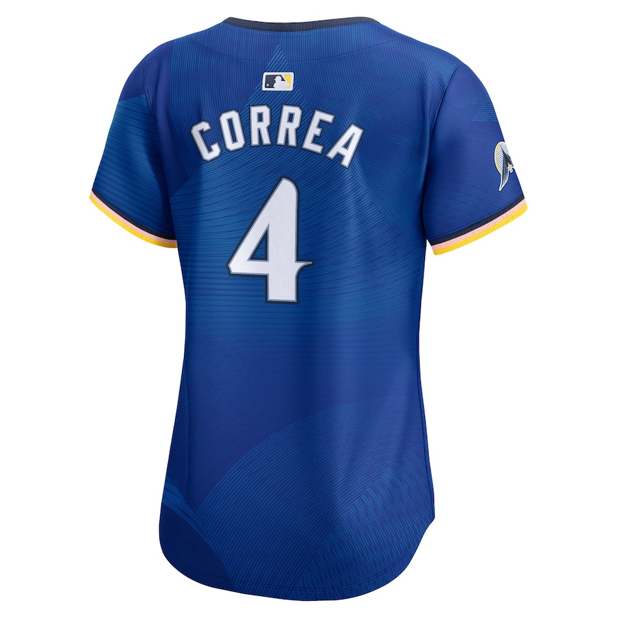 Carlos Correa 4 Minnesota Twins 2024 City Connect Limited Royal MLB Jersey Women's