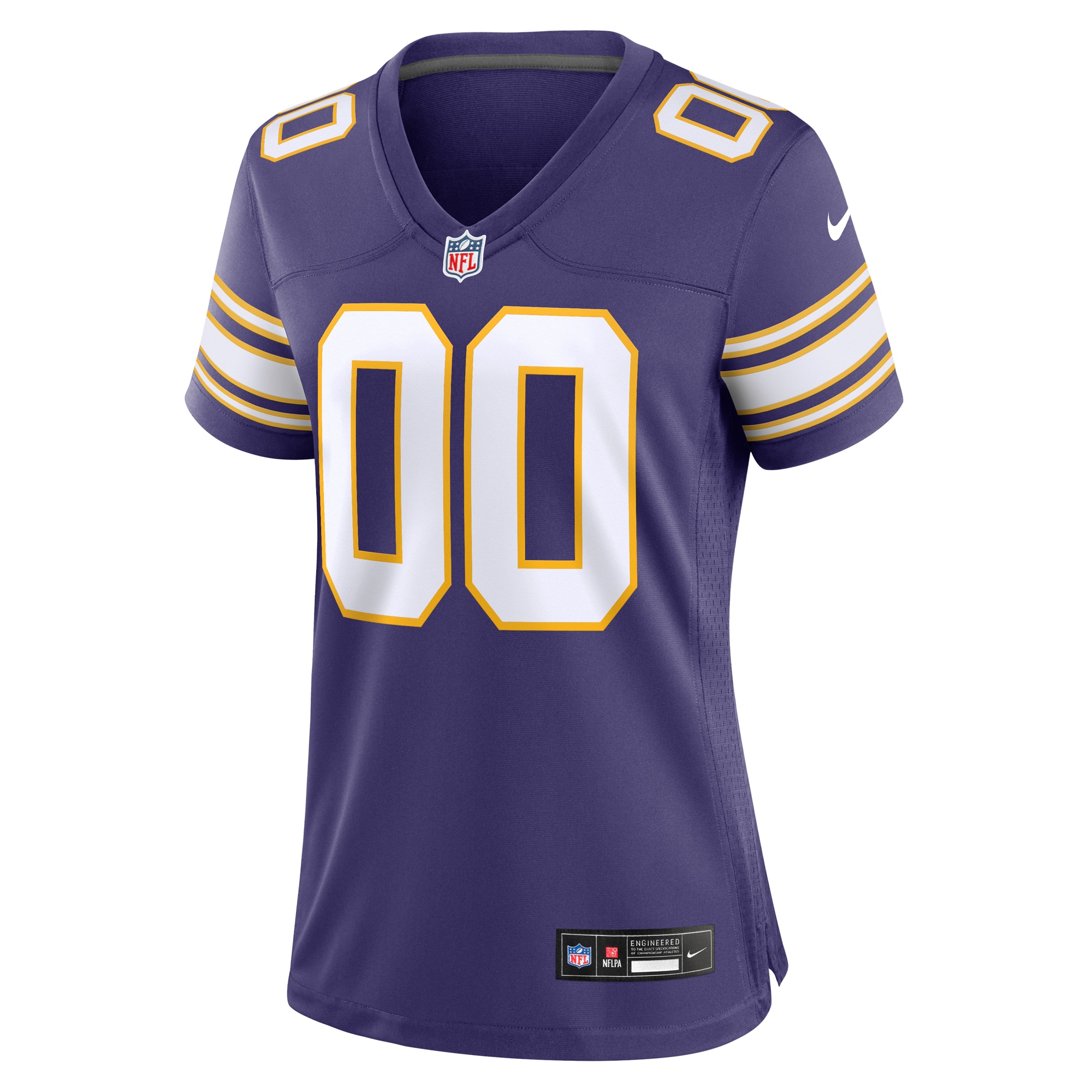 Minnesota Vikings Purple Classic Custom Game NFL Jersey Women's