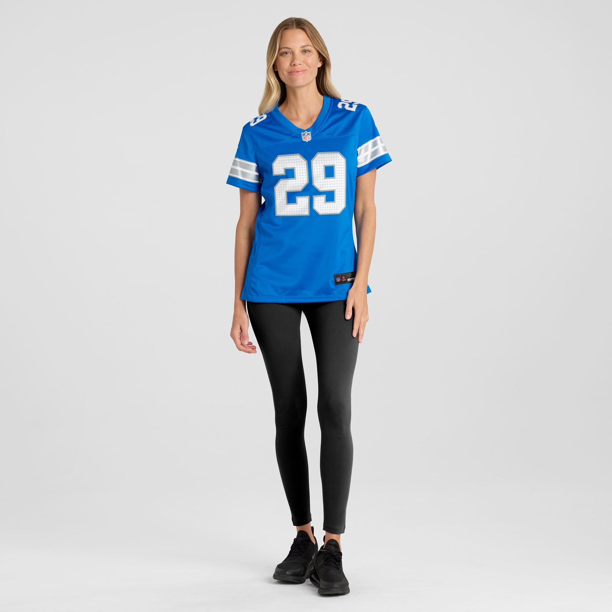 Detroit Lions Kindle Vildor Blue Team Game NFL Jersey Women's
