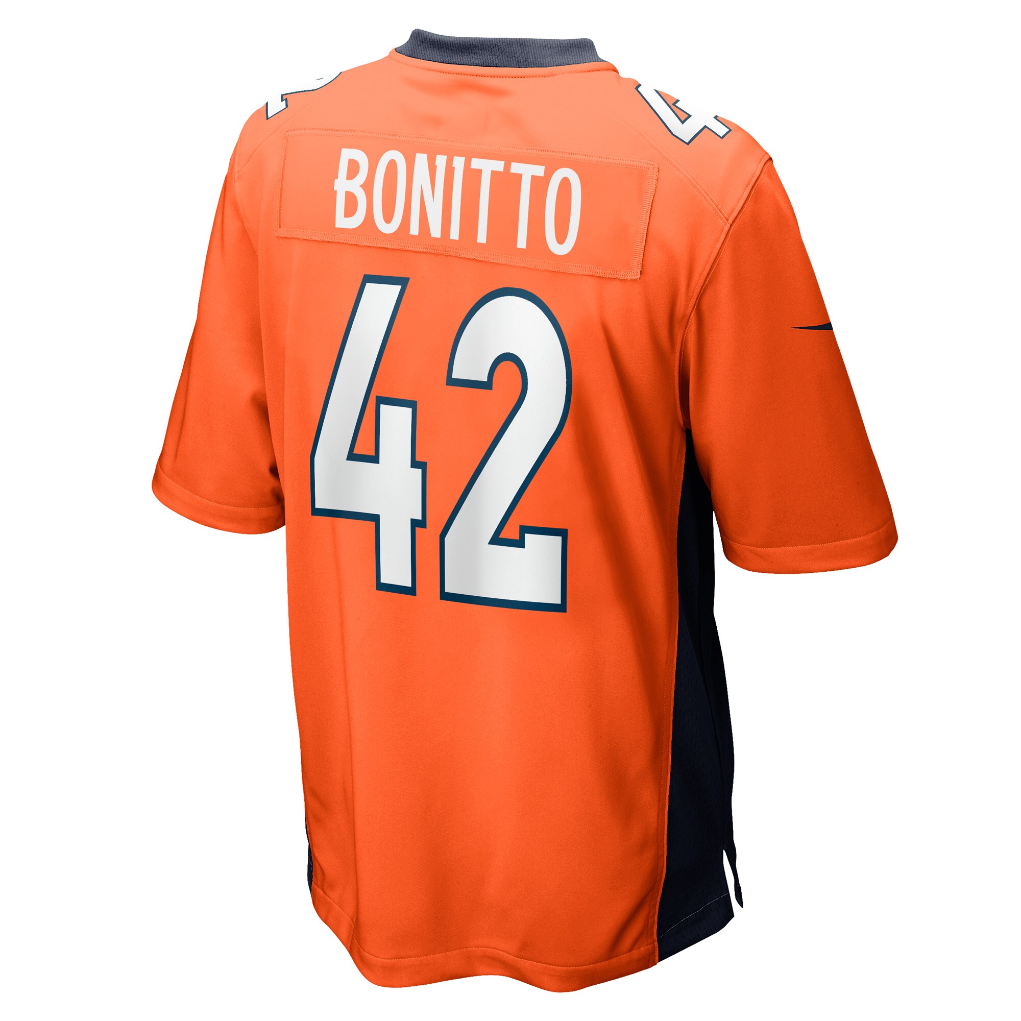 Denver Broncos Nik Bonitto Orange Game Player NFL Jersey Men's