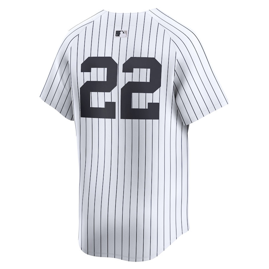 Juan Soto 22 New York Yankees Home Limited White MLB Jersey Men's