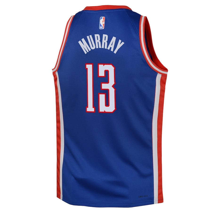 Keegan Murray 13 Sacramento Kings 2024/25 Swingman Playe City Edition Blue NBA Jersey Youth
