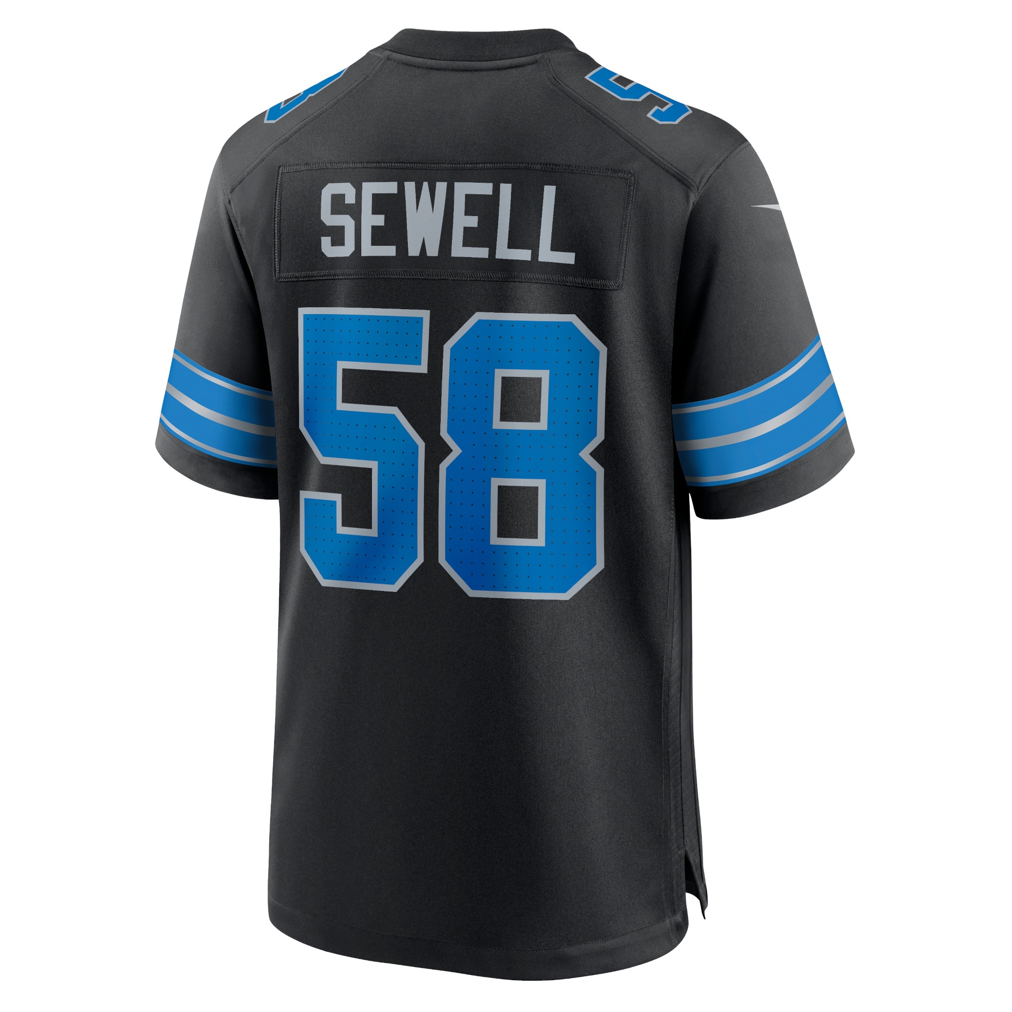 Detroit Lions Penei Sewell Black 2nd Alternate Game NFL Jersey Men's