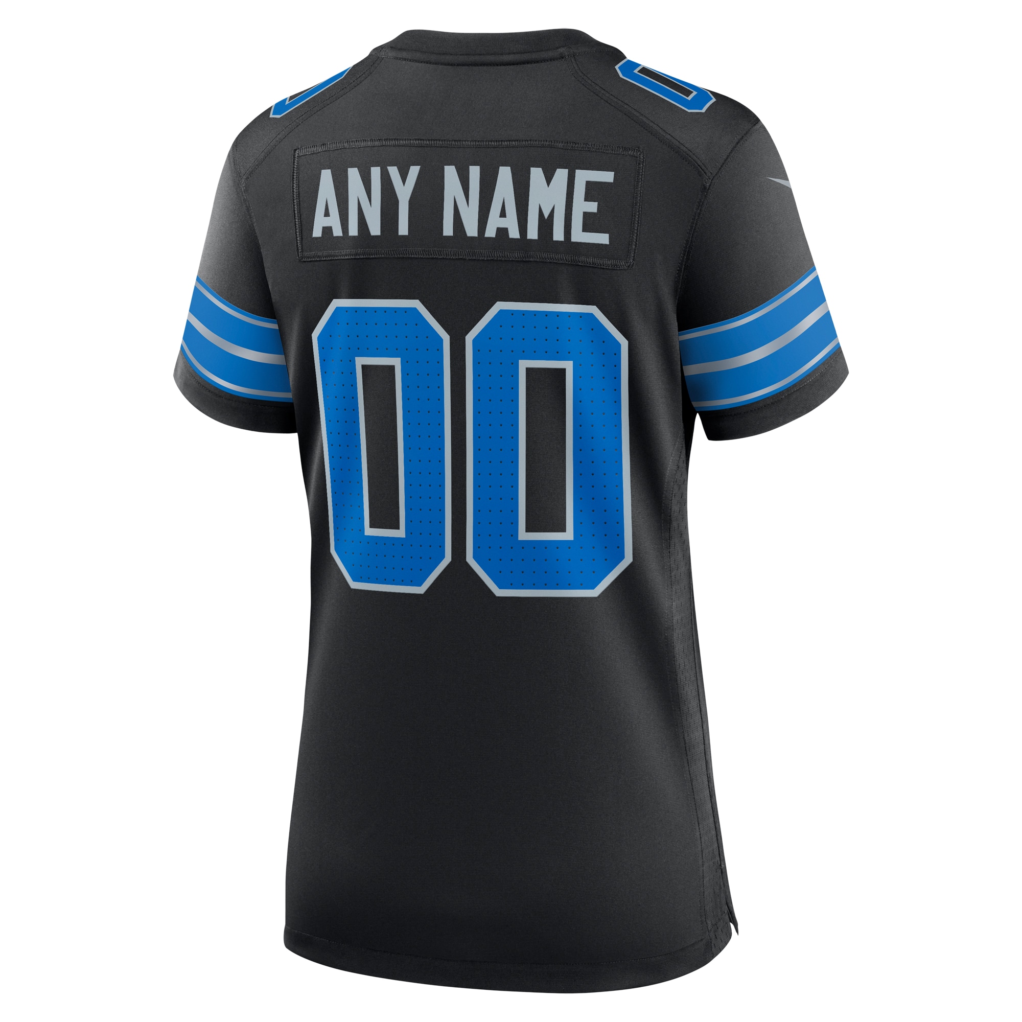 Detroit Lions Black Alternate Custom Game NFL Jersey Women's