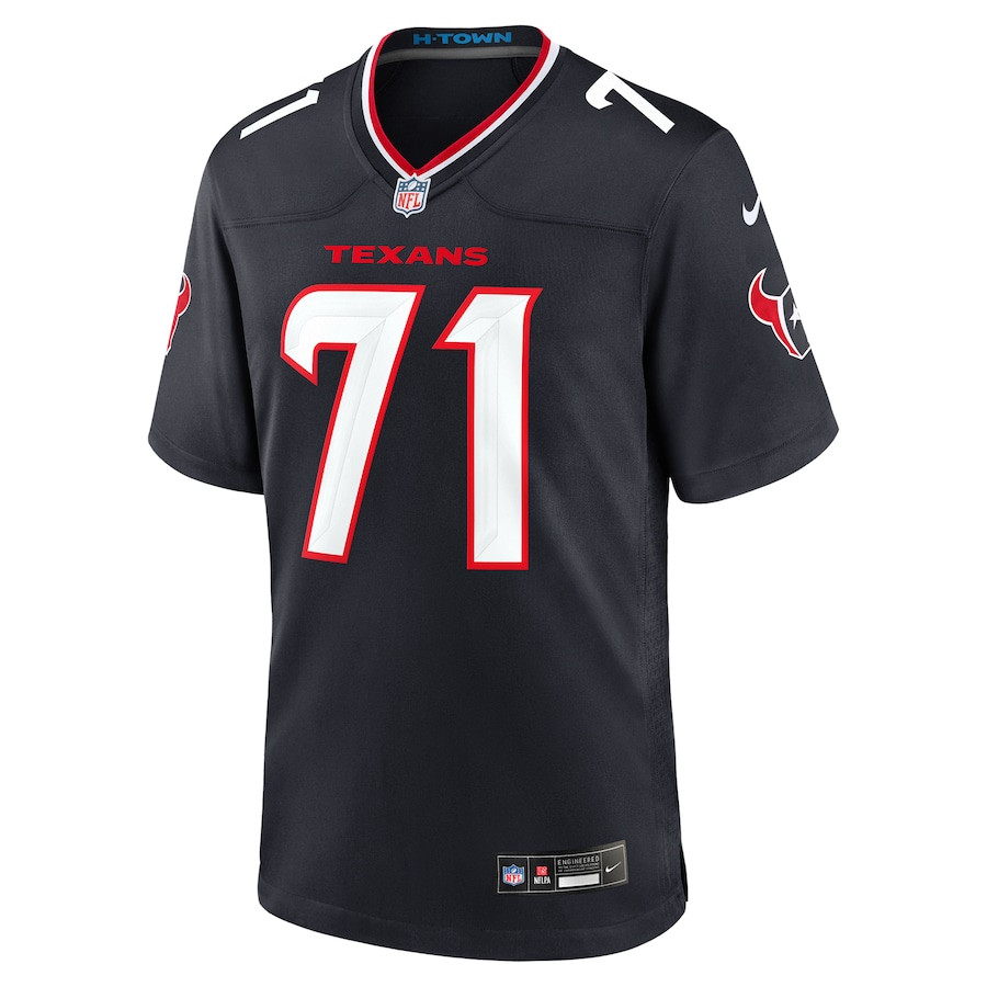 Tytus Howard 71 Houston Texans Team Game Navy NFL Jersey Men's