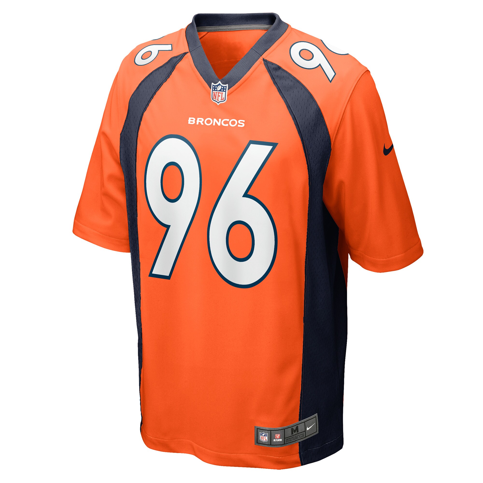 Denver Broncos Eyioma Uwazurike Orange Game Player NFL Jersey Men's