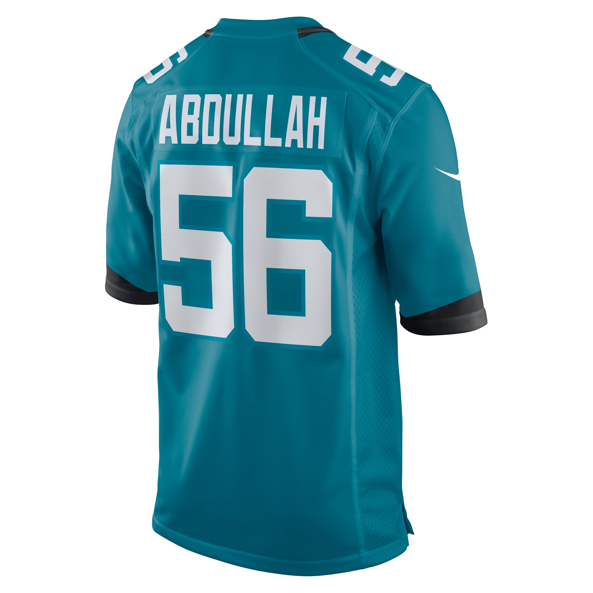 Jacksonville Jaguars Yasir Abdullah Teal Team Game NFL Jersey Men's