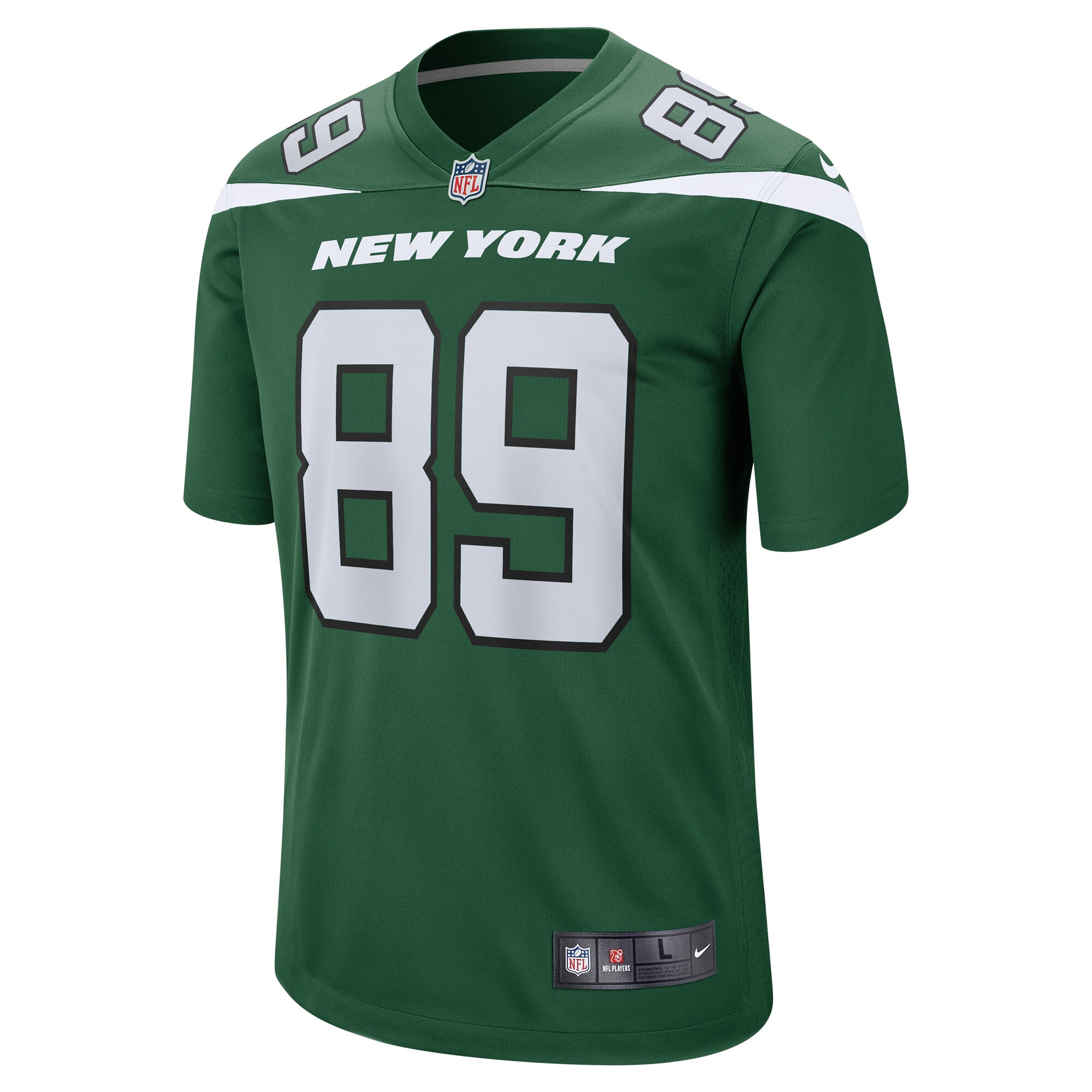 New York Jets Jeremy Ruckert Gotham Green Game Player NFL Jersey Men's