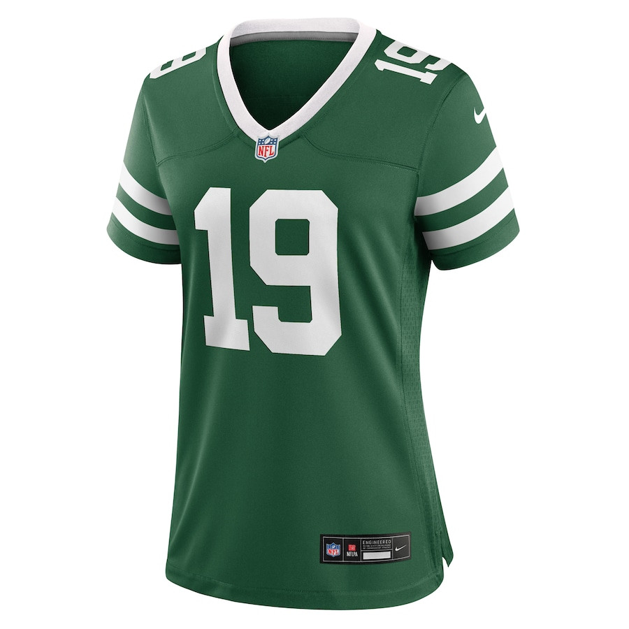 Irvin Charles 19 New York Jets Team Game Legacy Green NFL Jersey Women's