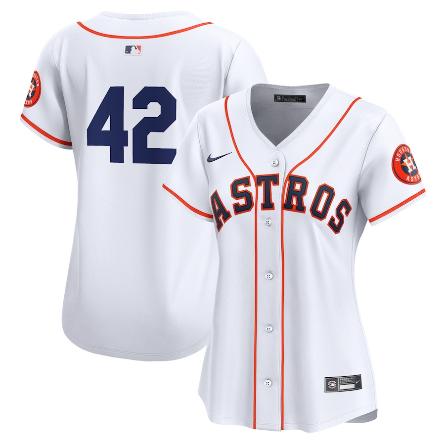 Houston Astros 2024 Jackie Robinson Day Home Limited White MLB Jersey Women's