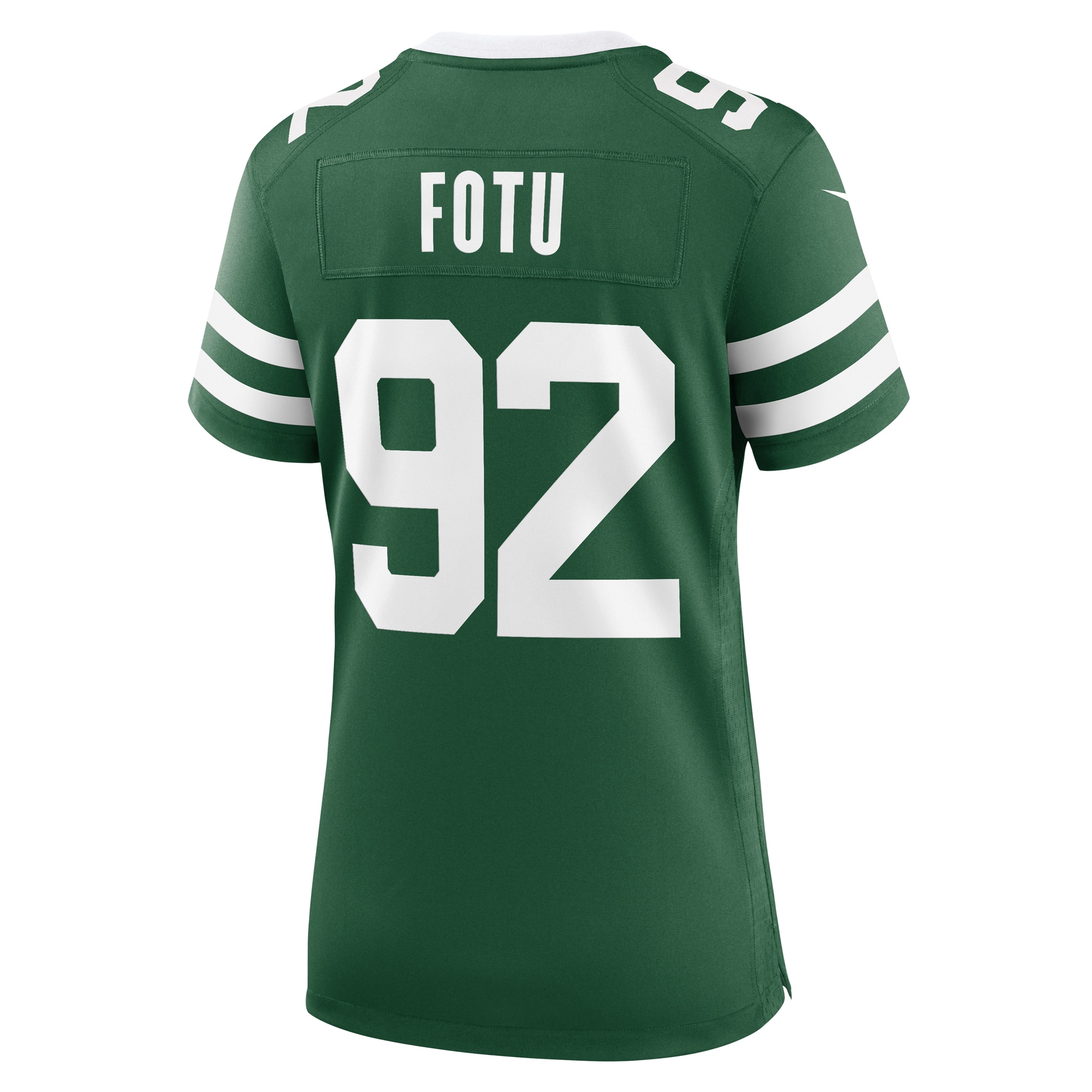 New York Jets Leki Fotu Legacy Green Team Game NFL Jersey Women's