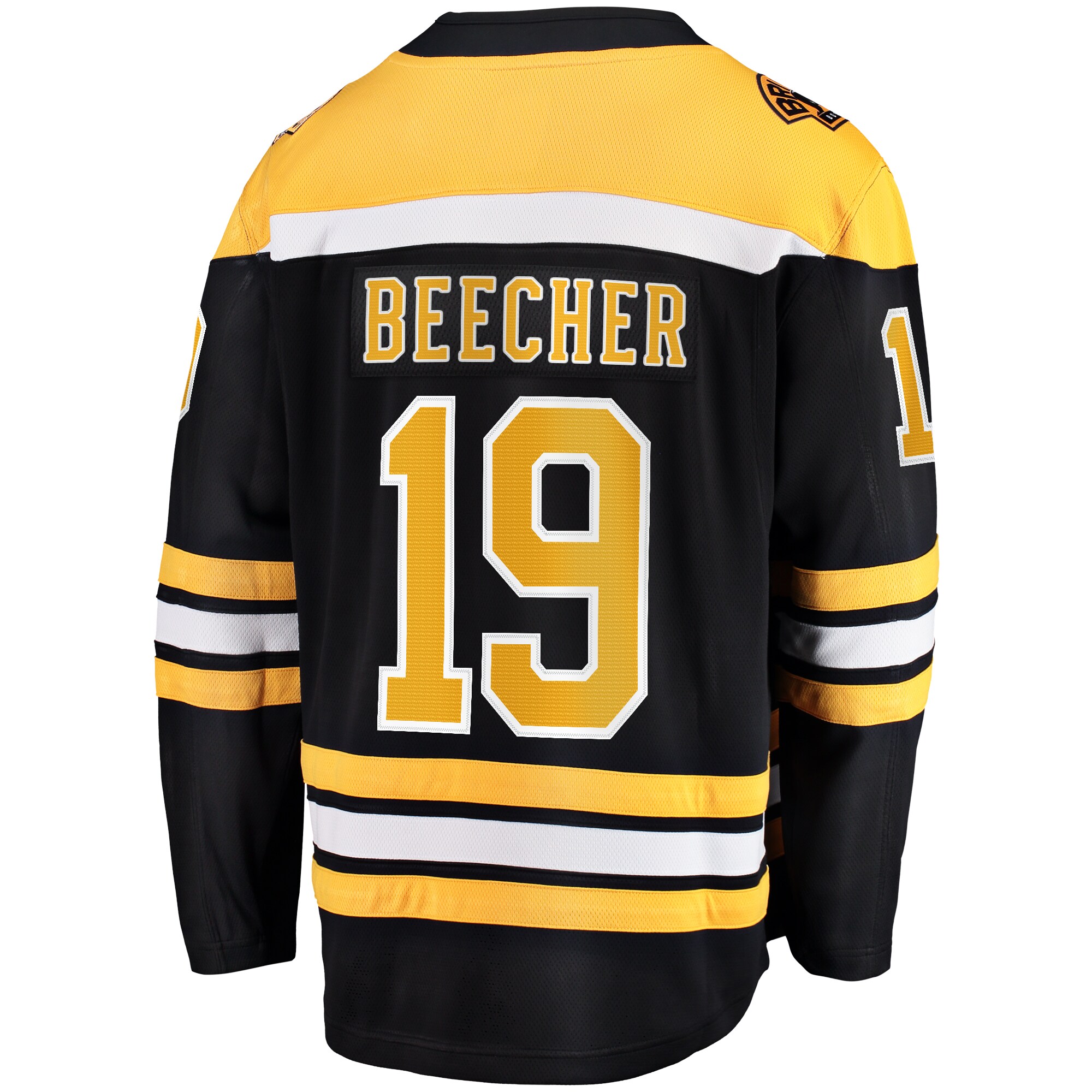 Boston Bruins John Beecher Black Home Premier Breakaway Player NHL Jersey Men's