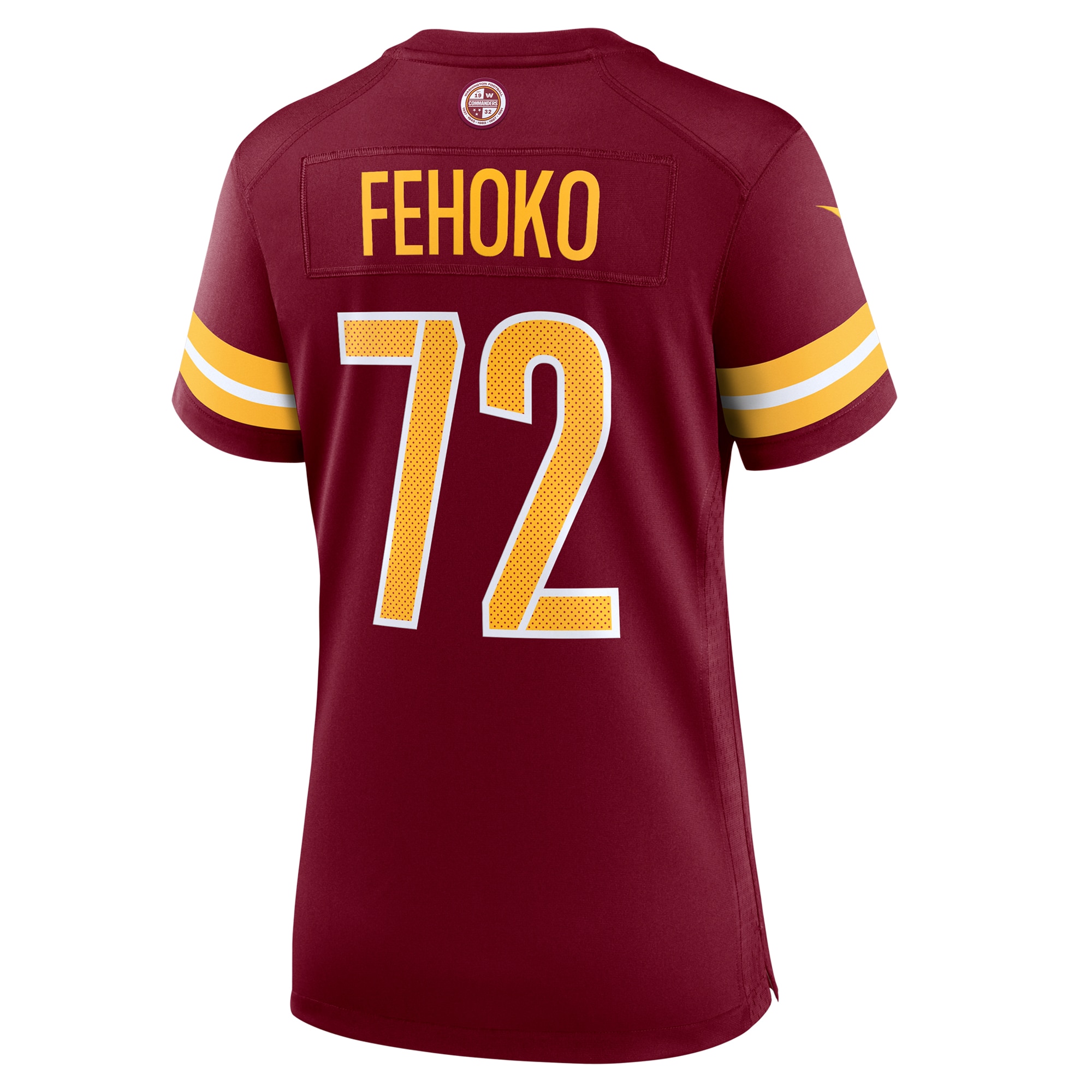 Washington Commanders Viliami Fehoko Jr. Burgundy Team Game NFL Jersey Women's